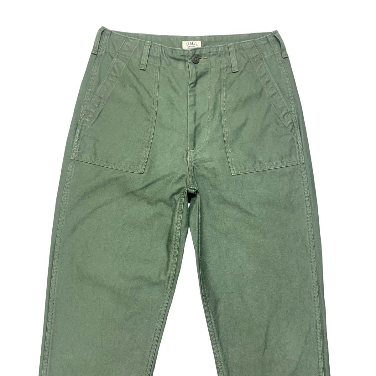 Japanese Brand D.M.G Domingo OG107 Us Army Fatigue Pants Sateen Size US 28 / EU 44 - 3 Thumbnail