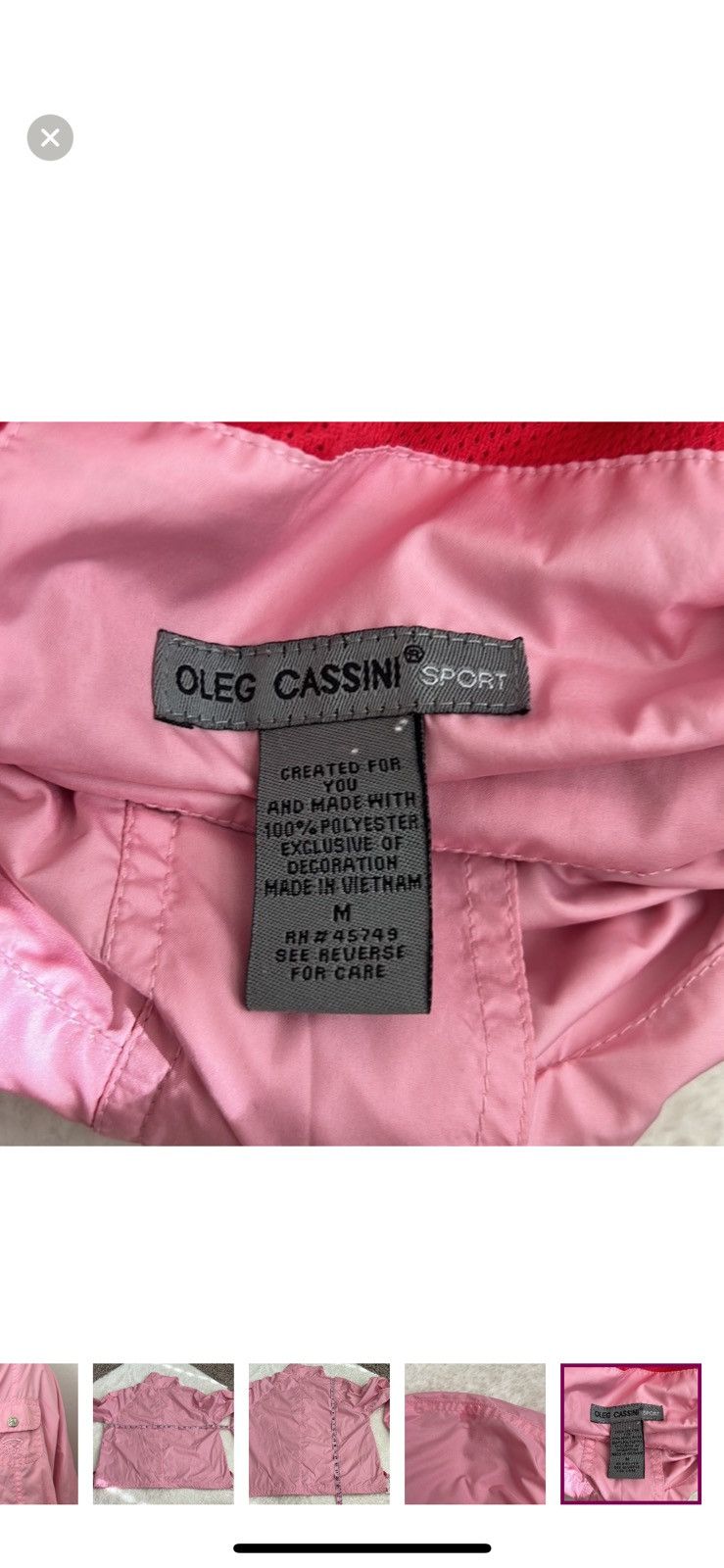 Oleg Cassini Oleg Cassini sport medium pink jacket Size M / US 6-8 / IT 42-44 - 9 Thumbnail