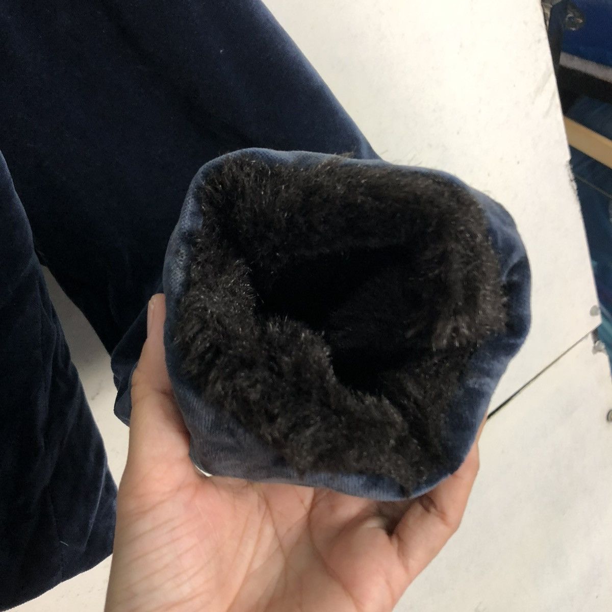 Japanese Brand 🔥RICH DARK BLUE BOMBER JACKET FUR INTERIOR ISSEY MIYAKE Size US L / EU 52-54 / 3 - 18 Thumbnail