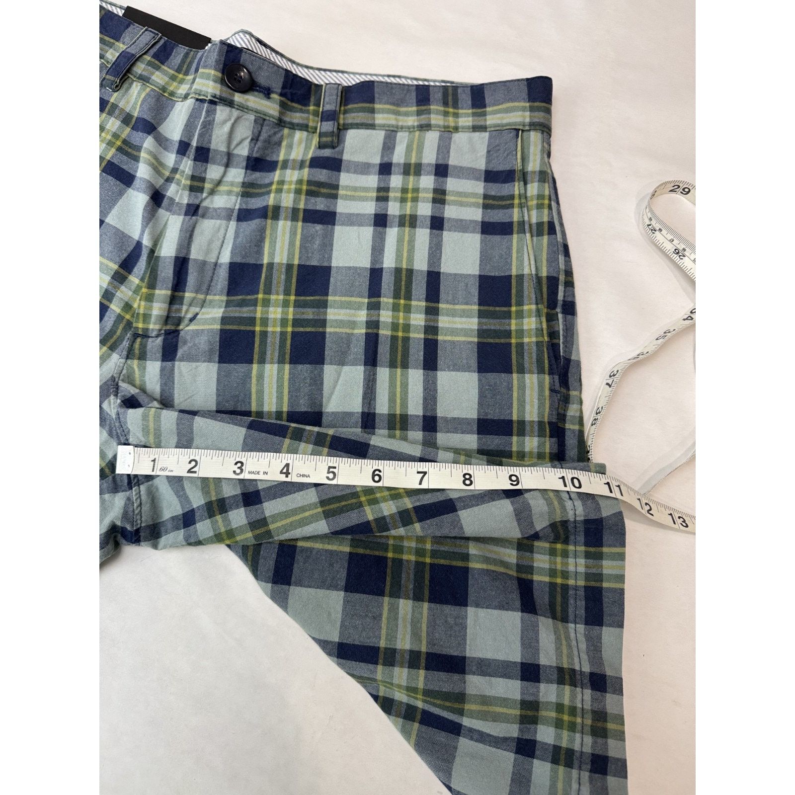Banana Republic NWT Banana Republic Men's Plaid Shorts Preppy Golf Blue 33 Size US 33 - 5 Thumbnail