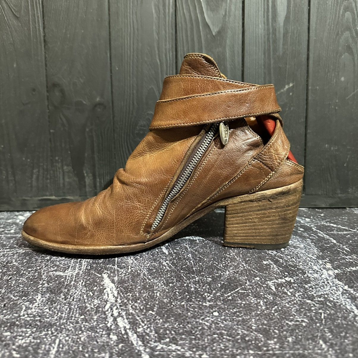 Other FAUZIAN JEUNESSE VINTAGE wmns Leather Cowboy boots 38.5 size Size US 8.5 / IT 38.5 - 11 Thumbnail