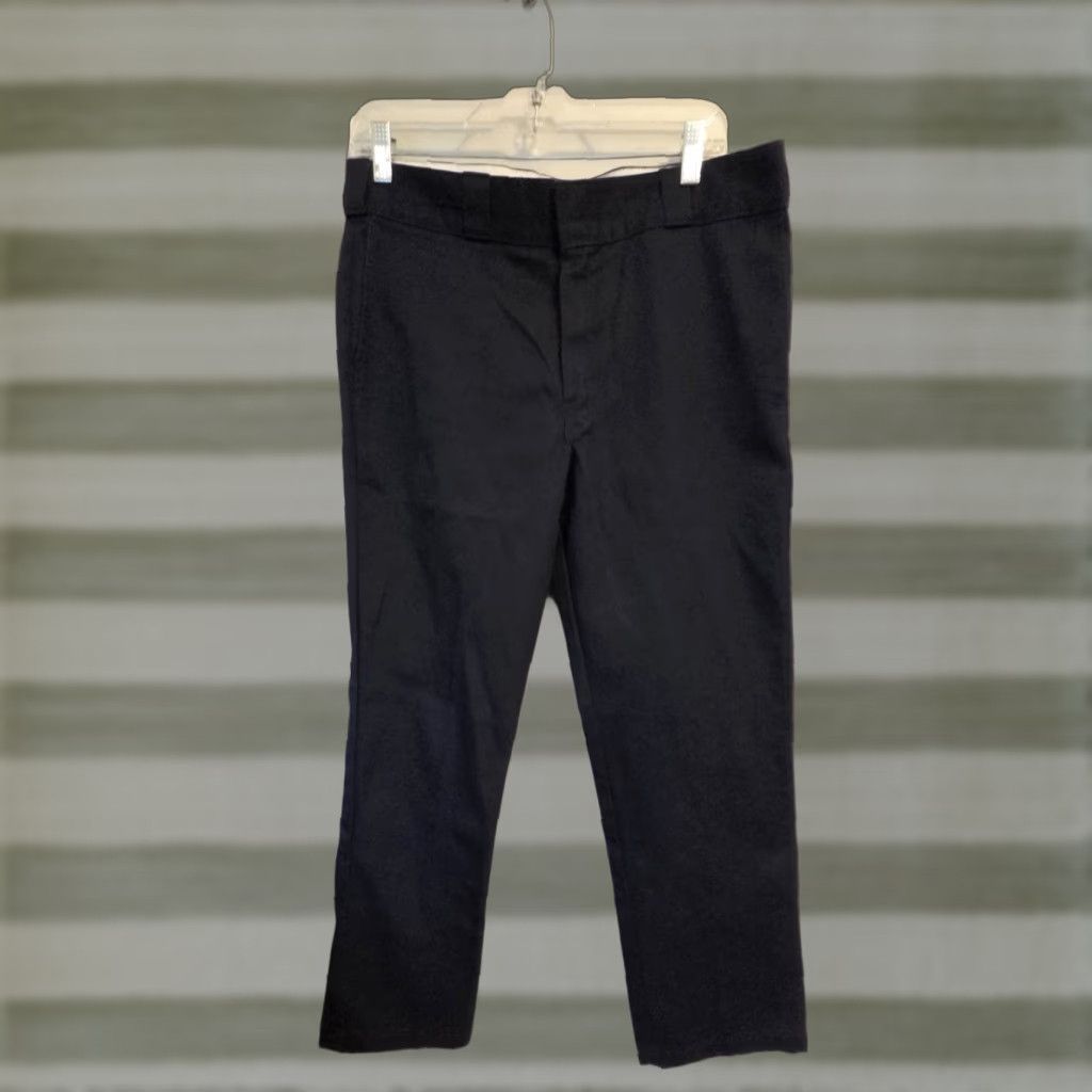 Dickies Navy Blue Dickies Uniform Work Pants 874 Original Fit 34 x 30 Pants Mens Size US 34 / EU 50 - 1 Thumbnail