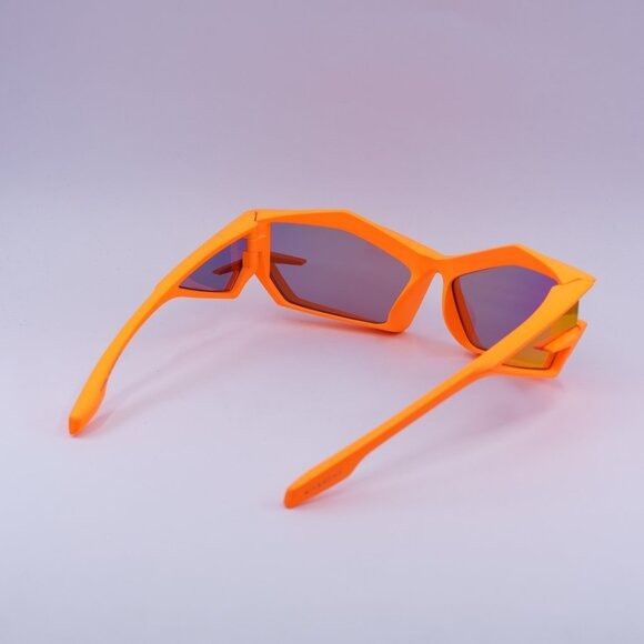 Givenchy Givenchy GV40049U 43C Sunglasses Orange Geometric Frame Size ONE SIZE - 9 Thumbnail