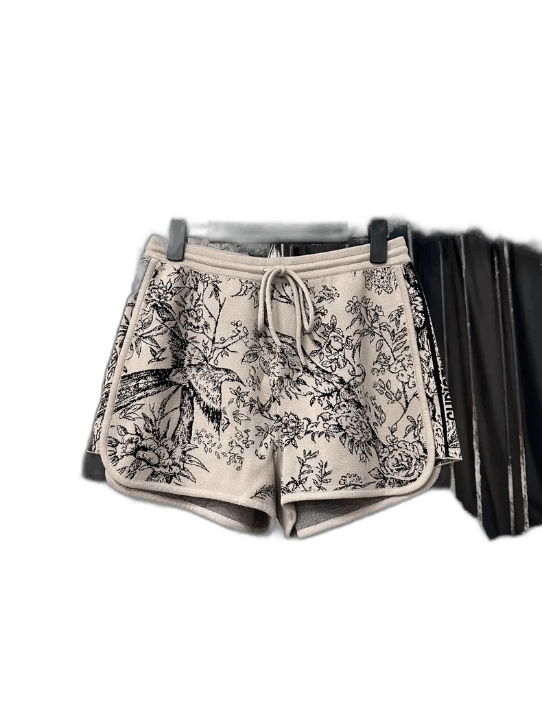Dior Dior Jungle Print Cashmere Shorts-2506 Size 33" - 1 Thumbnail