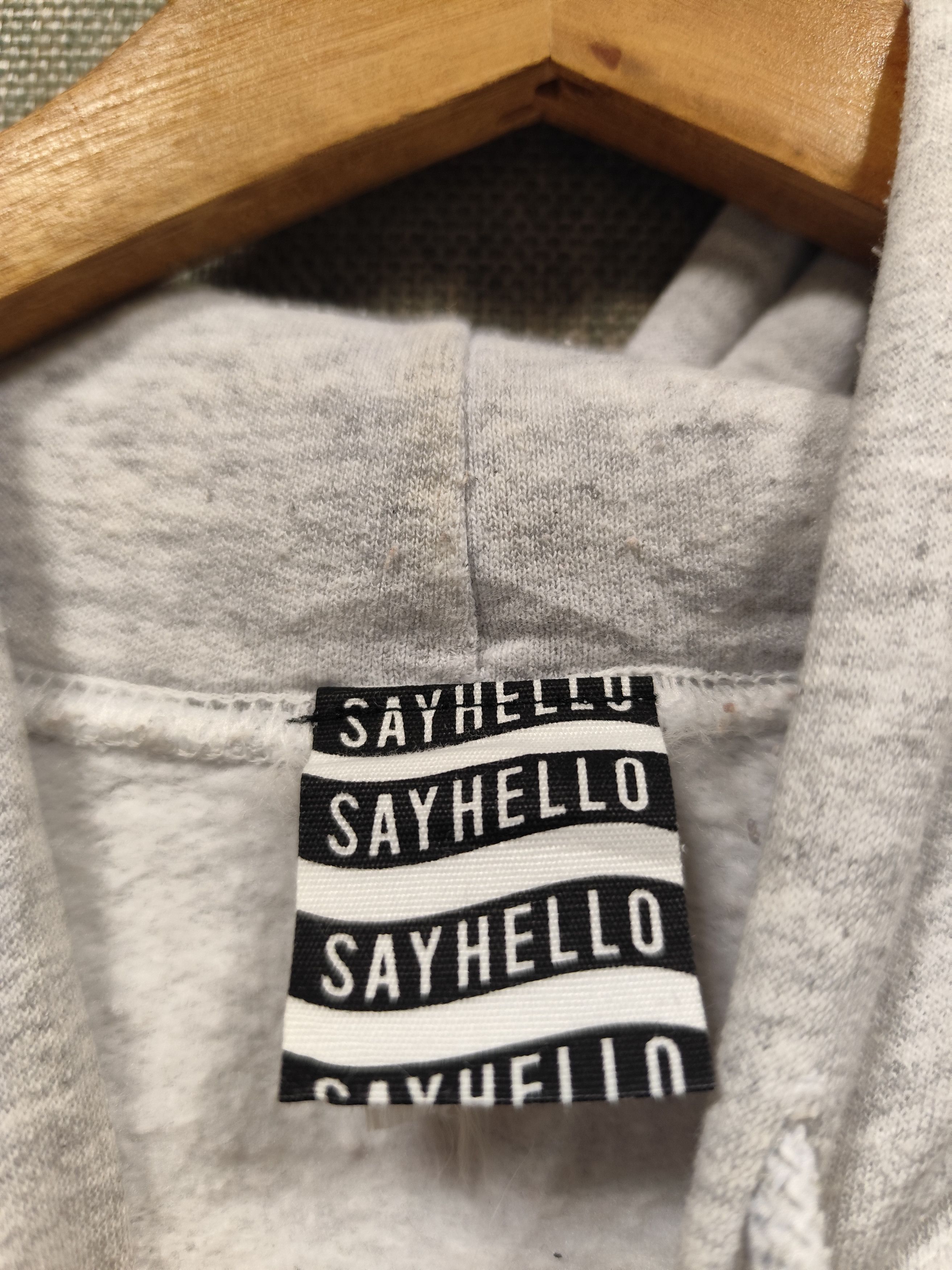 SAYHELLO Vintage sweatshirt hoodie say hello Size US M / EU 48-50 / 2 - 5 Thumbnail