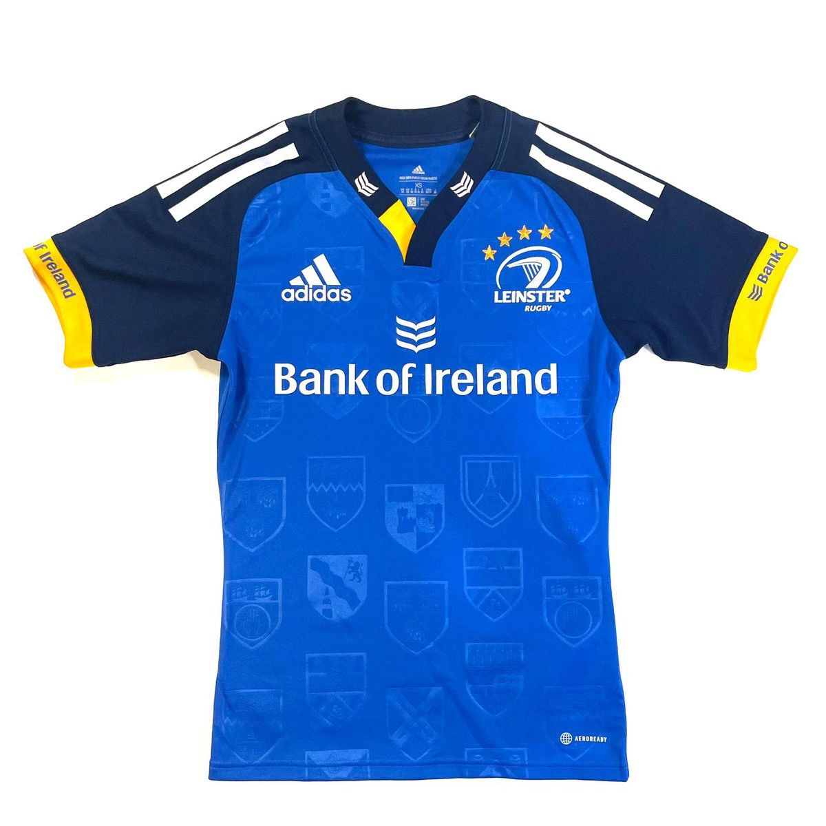 Adidas Leinster Rugby Adidas jersey in blue and yellow Size US XS / EU 42 / 0 - 1 Thumbnail
