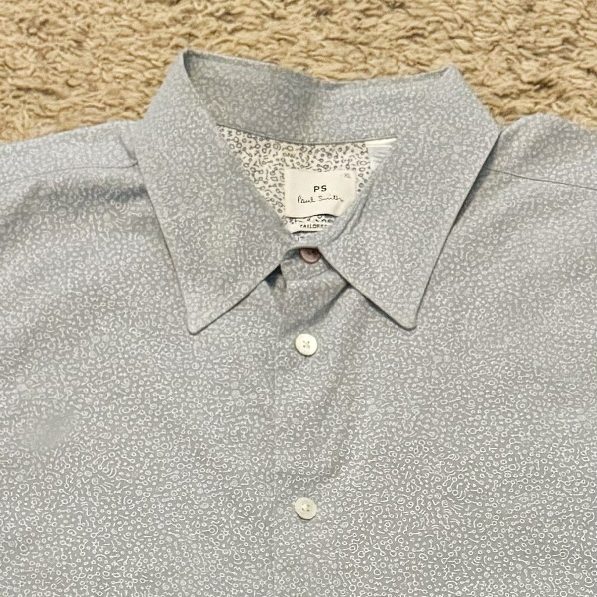 Paul Smith PAUL SMITH BLUE FLORAL BUTTON UP Size US XL / EU 56 / 4 - 4 Thumbnail