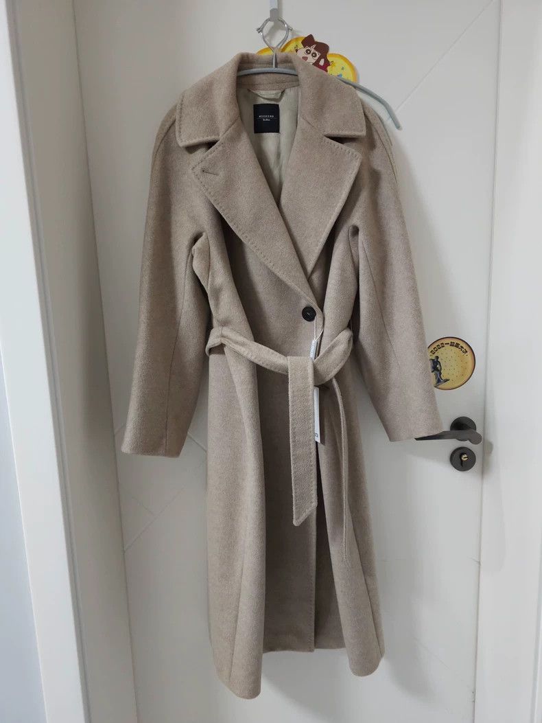 Max Mara MaxMara Resina Beige Wool Coat -dmc Size US L / EU 52-54 / 3 - 1 Thumbnail