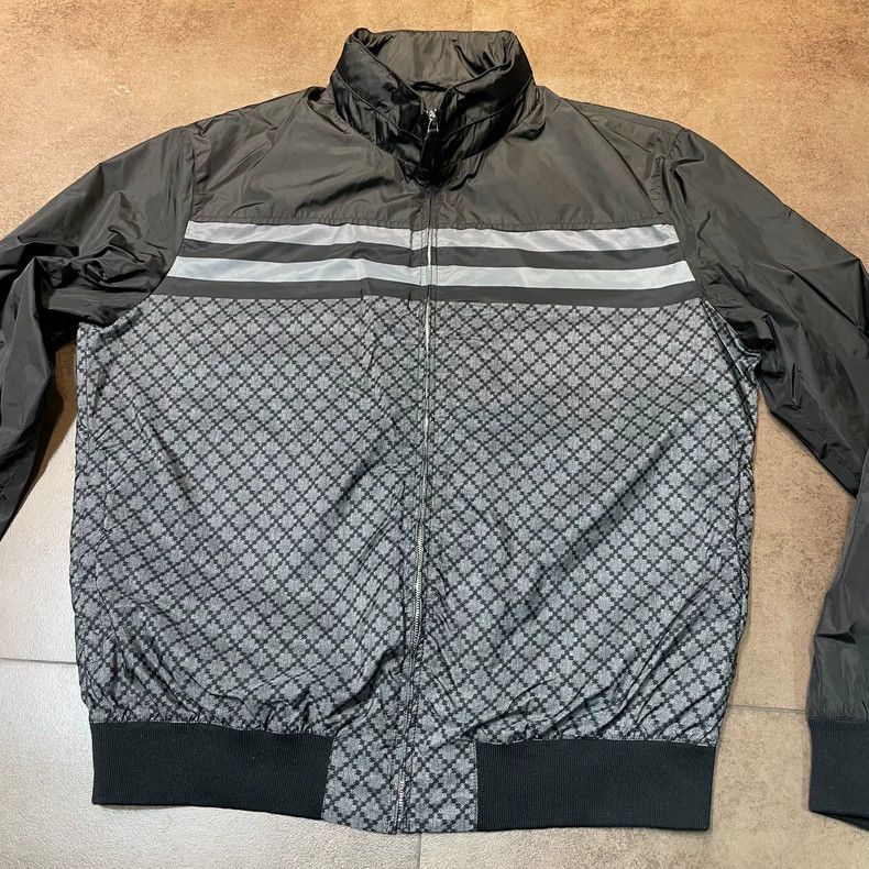 Gucci Gucci Full-print striped stitching zipper jacket 2502-Nexta Size US L / EU 52-54 / 3 - 2 Thumbnail