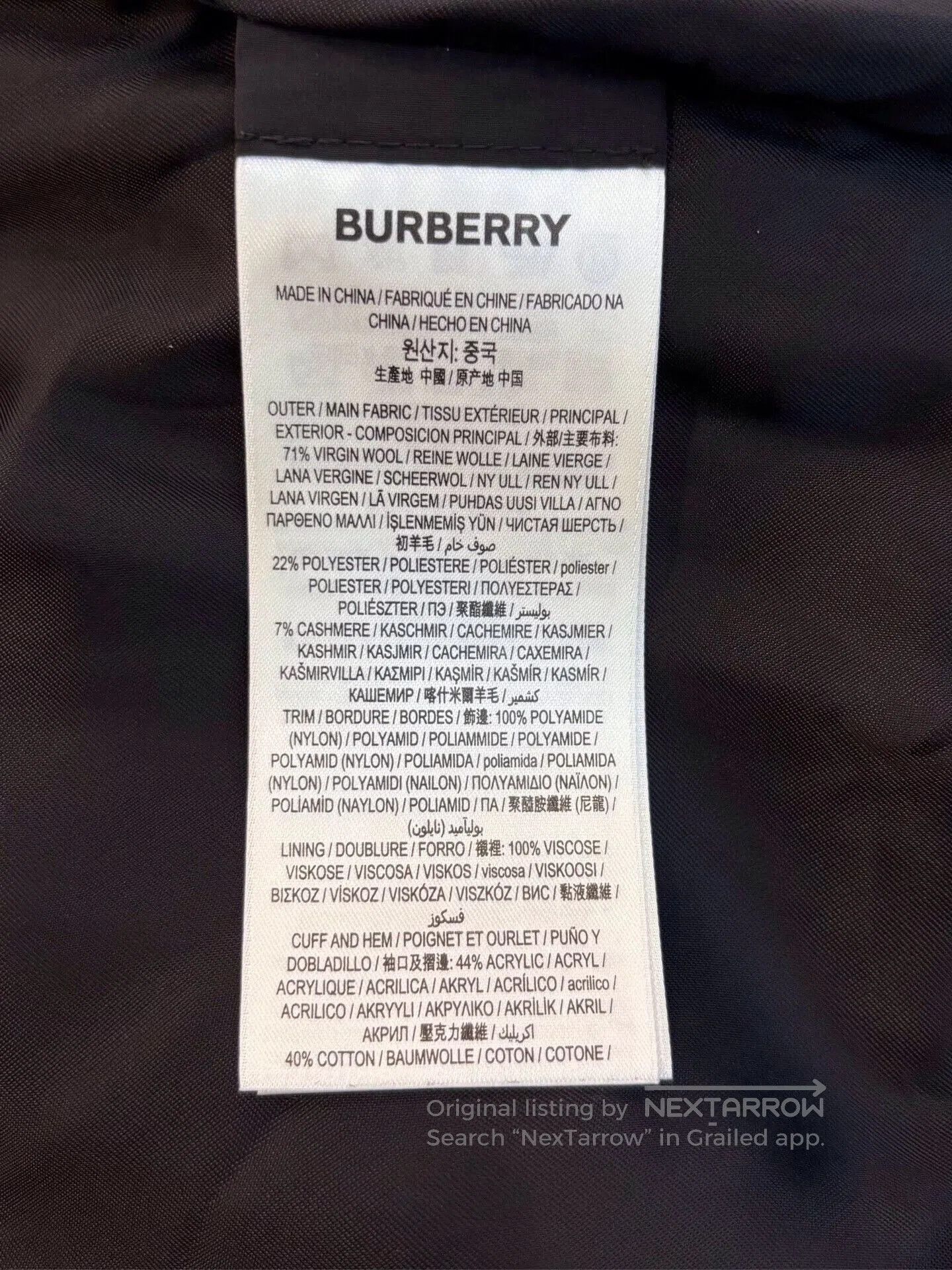 Burberry Burberry Men's Brown Check Logo Jacket. Size US M / EU 48-50 / 2 - 7 Thumbnail