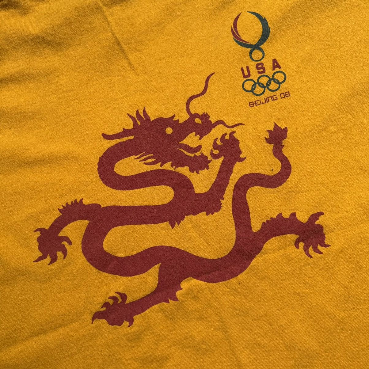 USA Olympics Vintage Y2K USA Olympics Beijing 08 T-Shirt Size US XXL / EU 58 / 5 - 6 Thumbnail