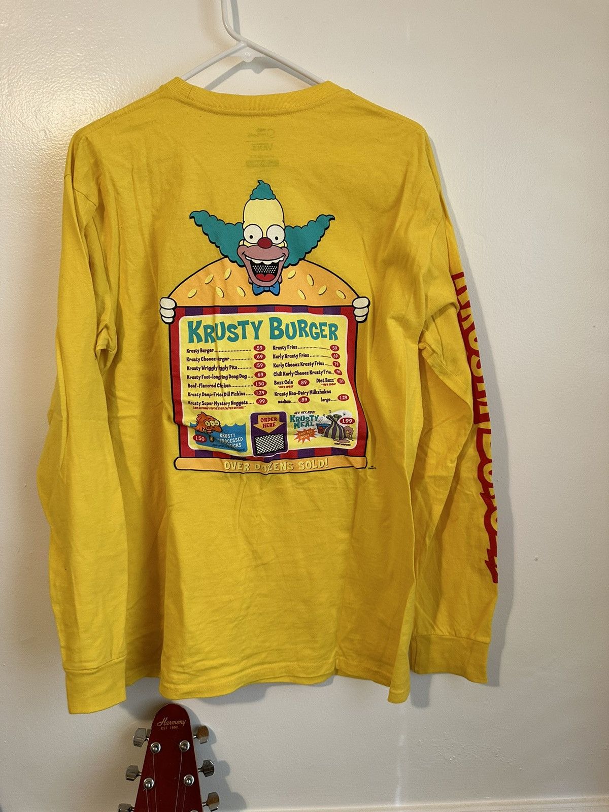 Vans Vans X Simpsons Krusty Burger Long Sleeve Tee Size US M / EU 48-50 / 2 - 5 Thumbnail
