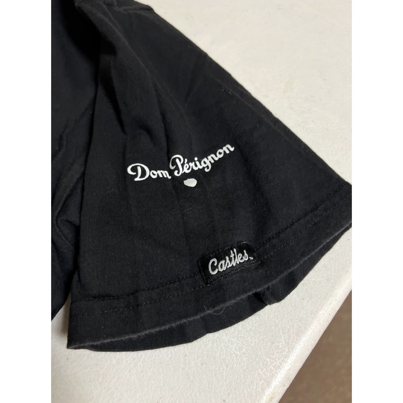 Crooks & Castles Crooks & Castles T-Shirt Mens Large Black Graphic Logo Crew Neck Soubois Dom Perignon Size US L / EU 52-54 / 3 - 3 Thumbnail
