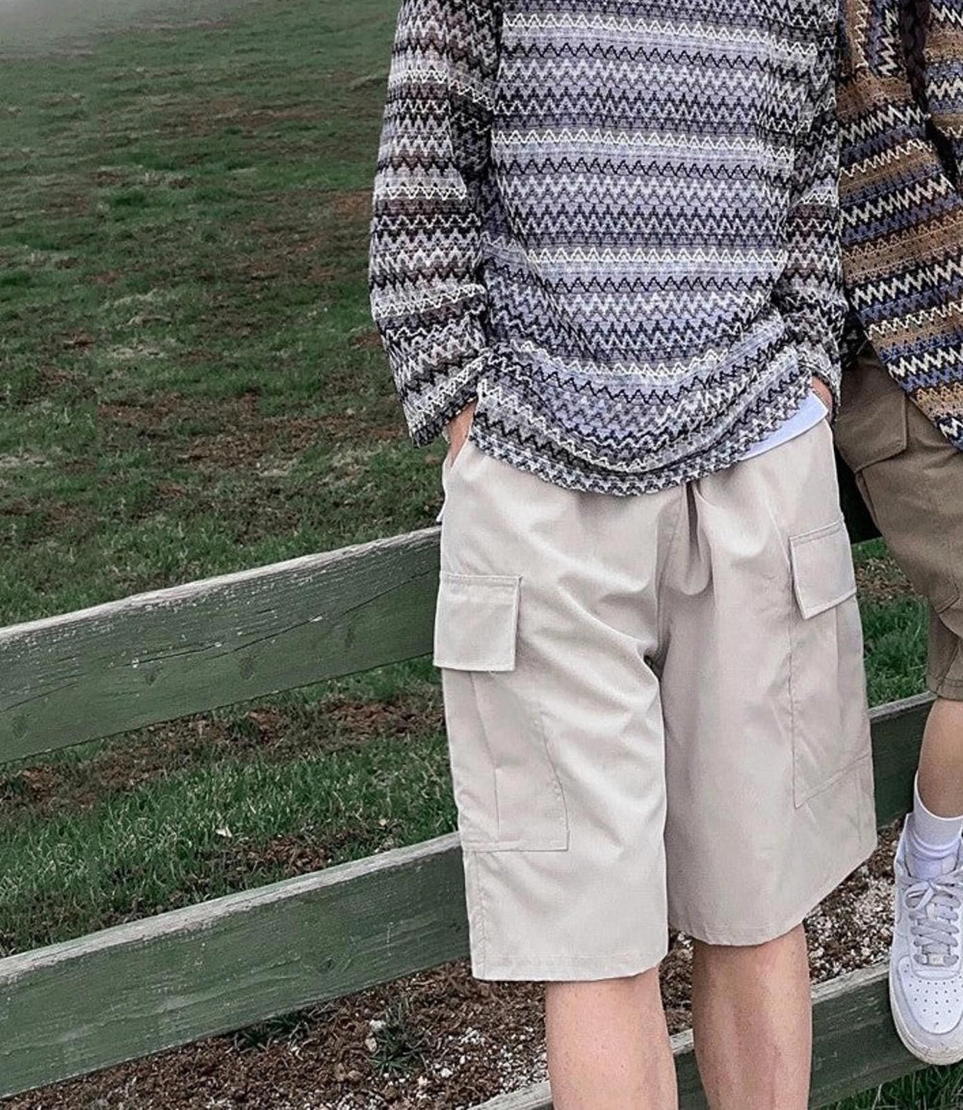 Other White Cargo Shorts Size US 30 / EU 46 - 1 Thumbnail
