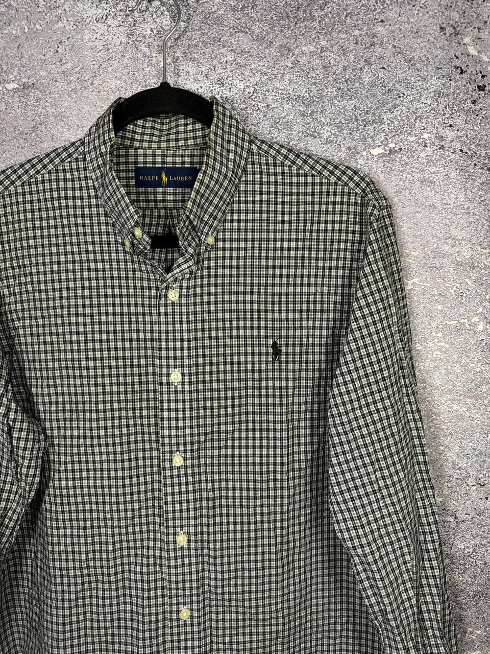 Polo Ralph Lauren Polo Ralph Lauren Gray Check Shirt Button Up Men's Madium Size US M / EU 48-50 / 2 - 2 Thumbnail