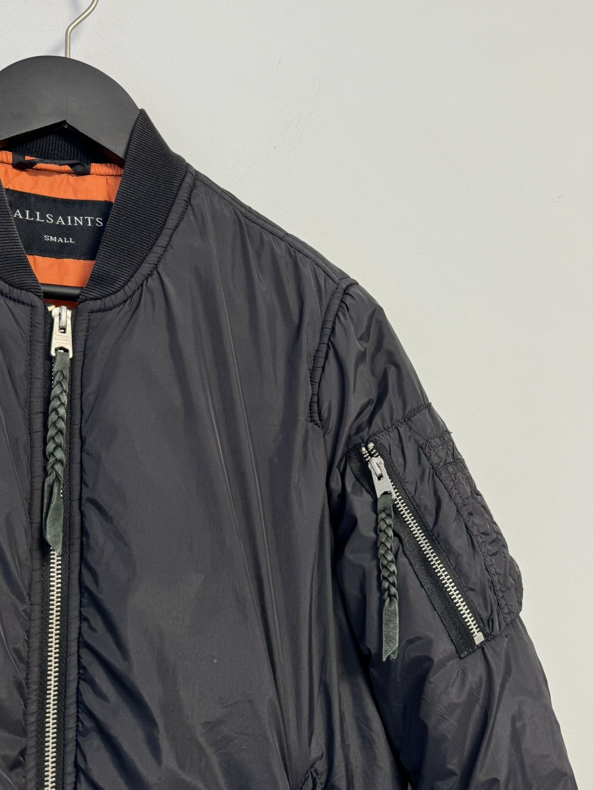 Allsaints Allsaints Women’s Bomber Jacket Avant Garde Y2K Style Size S / US 4 / IT 40 - 6 Thumbnail