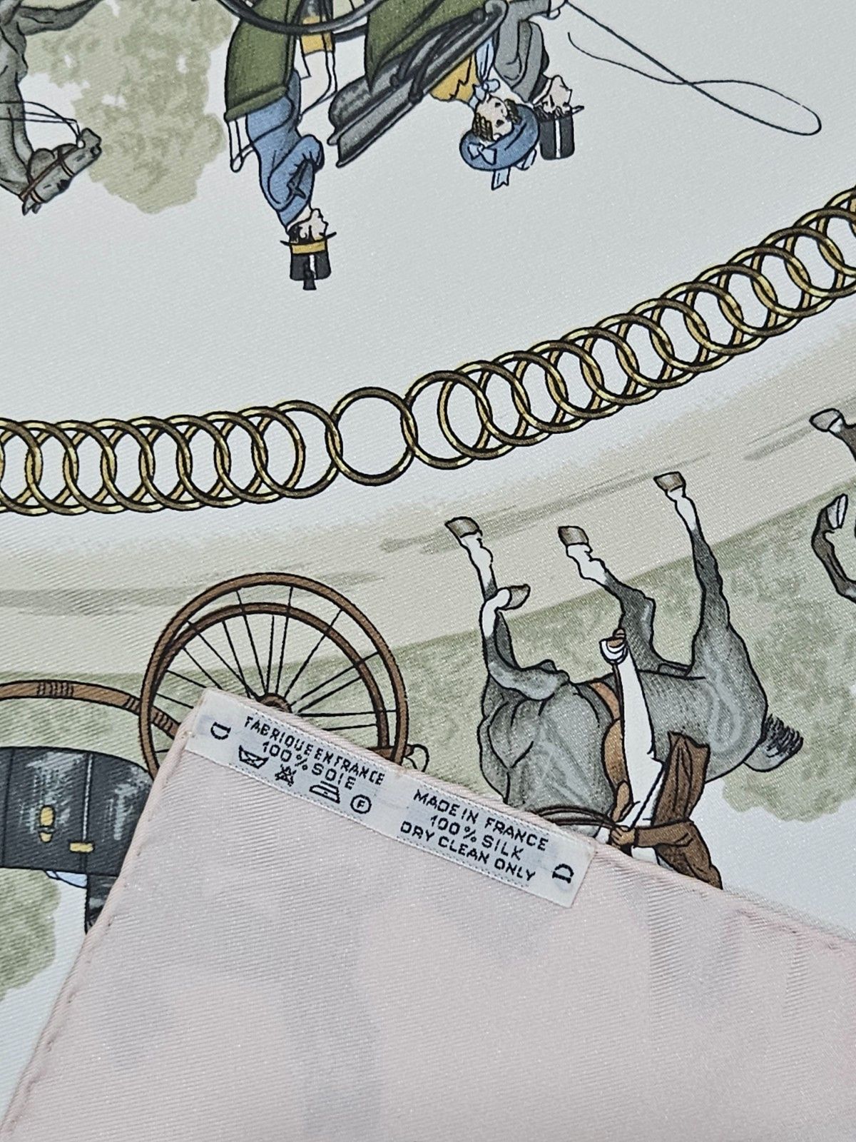 Hermes Hermes La Promenade de Longchamps by P. Ledoux Silk Scarf Size ONE SIZE - 6 Thumbnail