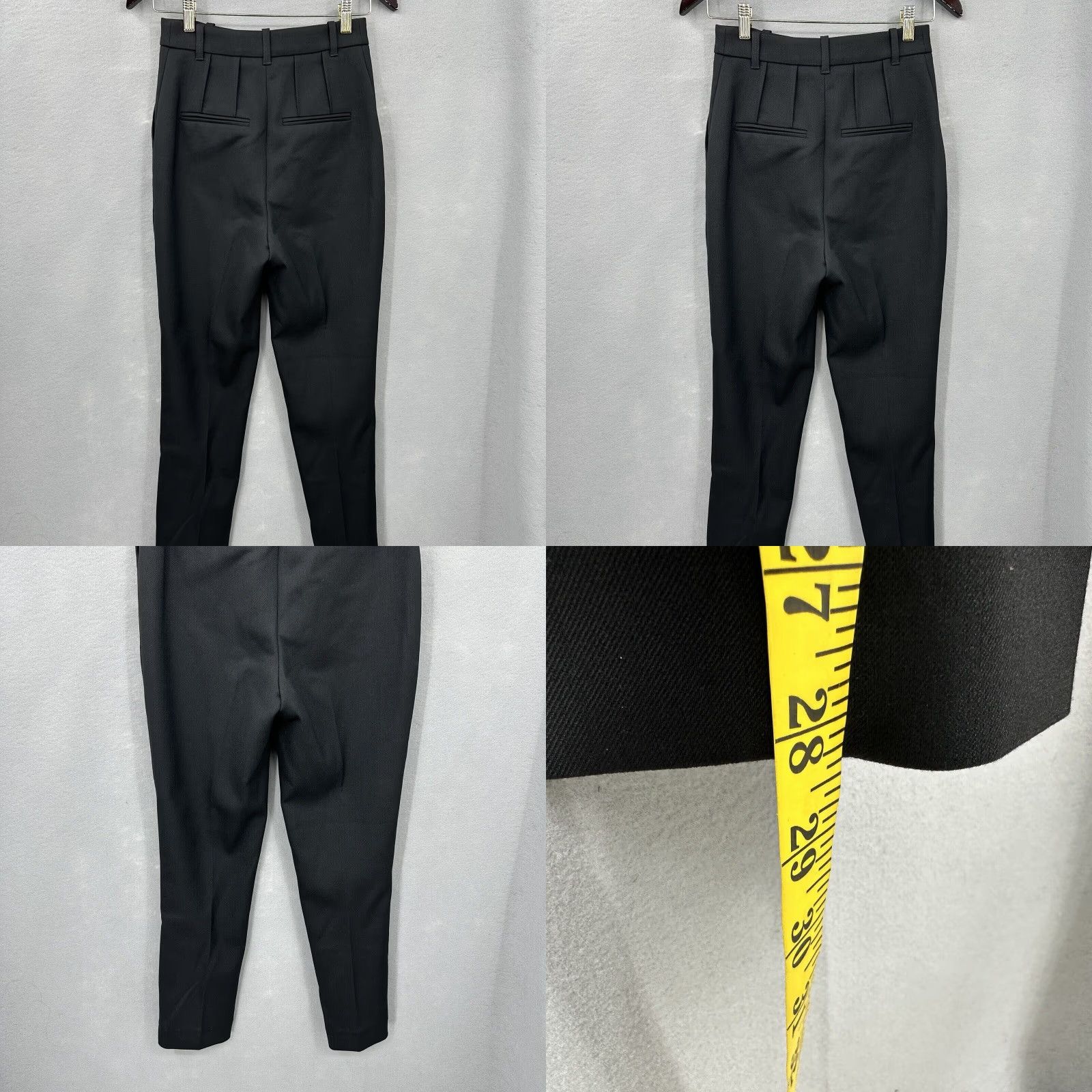 Ted Baker Ted Baker Pants Womens 0 Black Pleated Tailored Trouser 90s Hipster Dress Pants Casual Mens-? Size 25" / US 0 / IT 36 - 8 Thumbnail