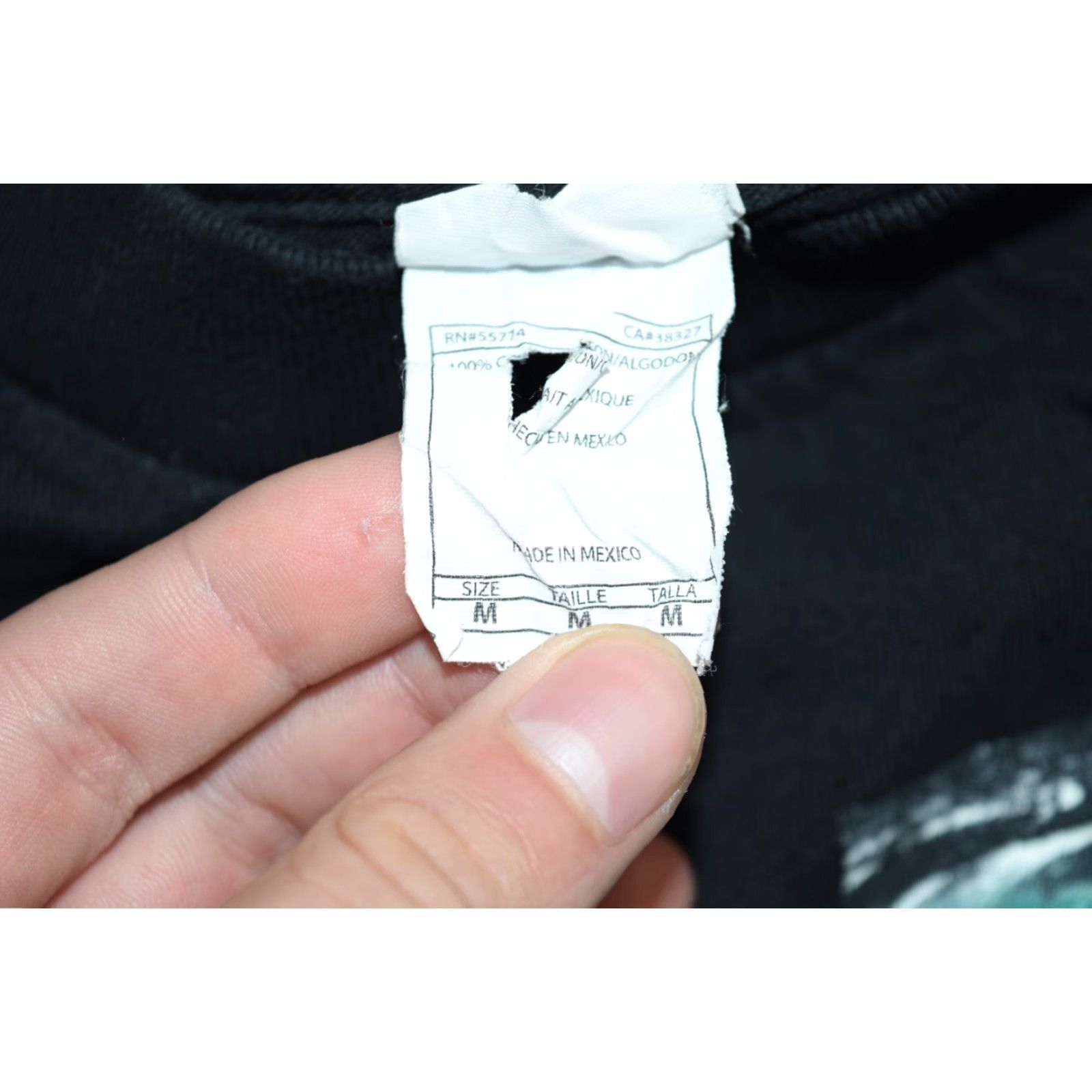 Vintage VINTAGE AllStyle Niagara Falls Black T-Shirt Medium Graphic Tourist 90s Mens Size US M / EU 48-50 / 2 - 4 Thumbnail