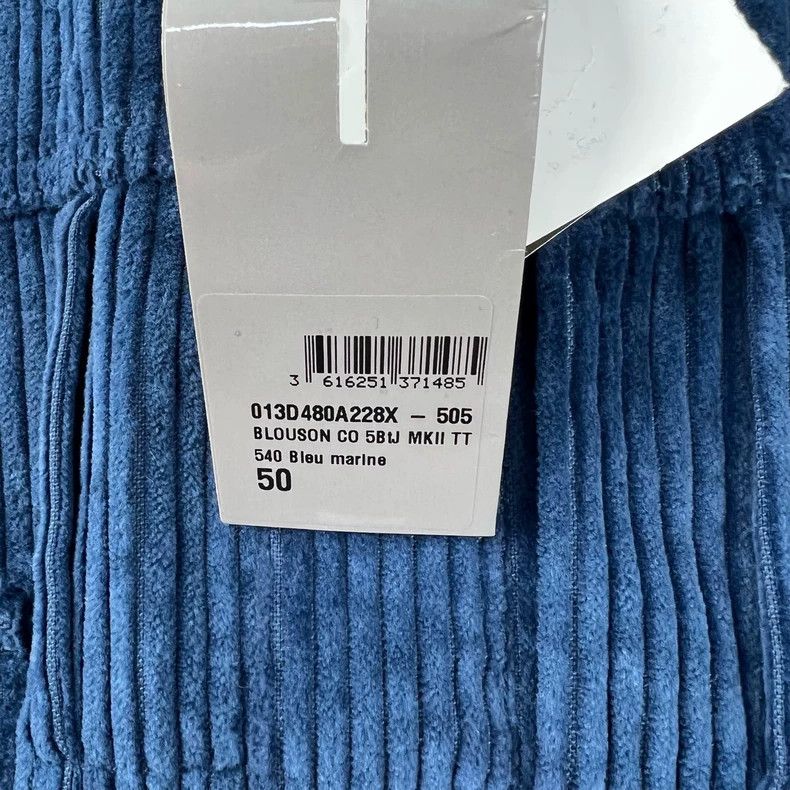 Dior Dior Dark blue corduroy denim jacket 2501-Nextarrow Size US M / EU 48-50 / 2 - 6 Thumbnail