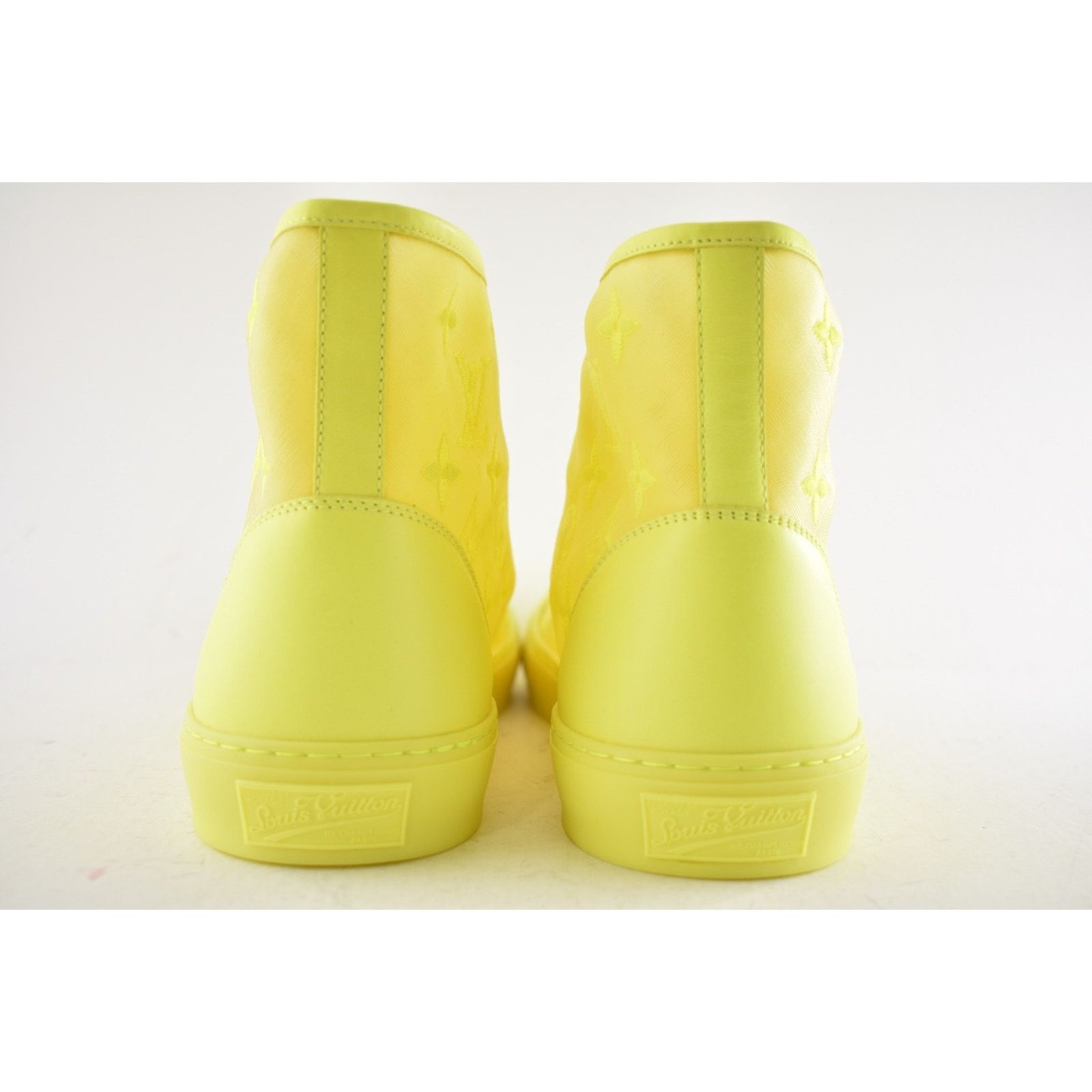 Louis Vuitton Louis Vuitton Luxembourg Tattoo Yellow Monogram High Top Size US 10 / EU 43 - 11 Thumbnail