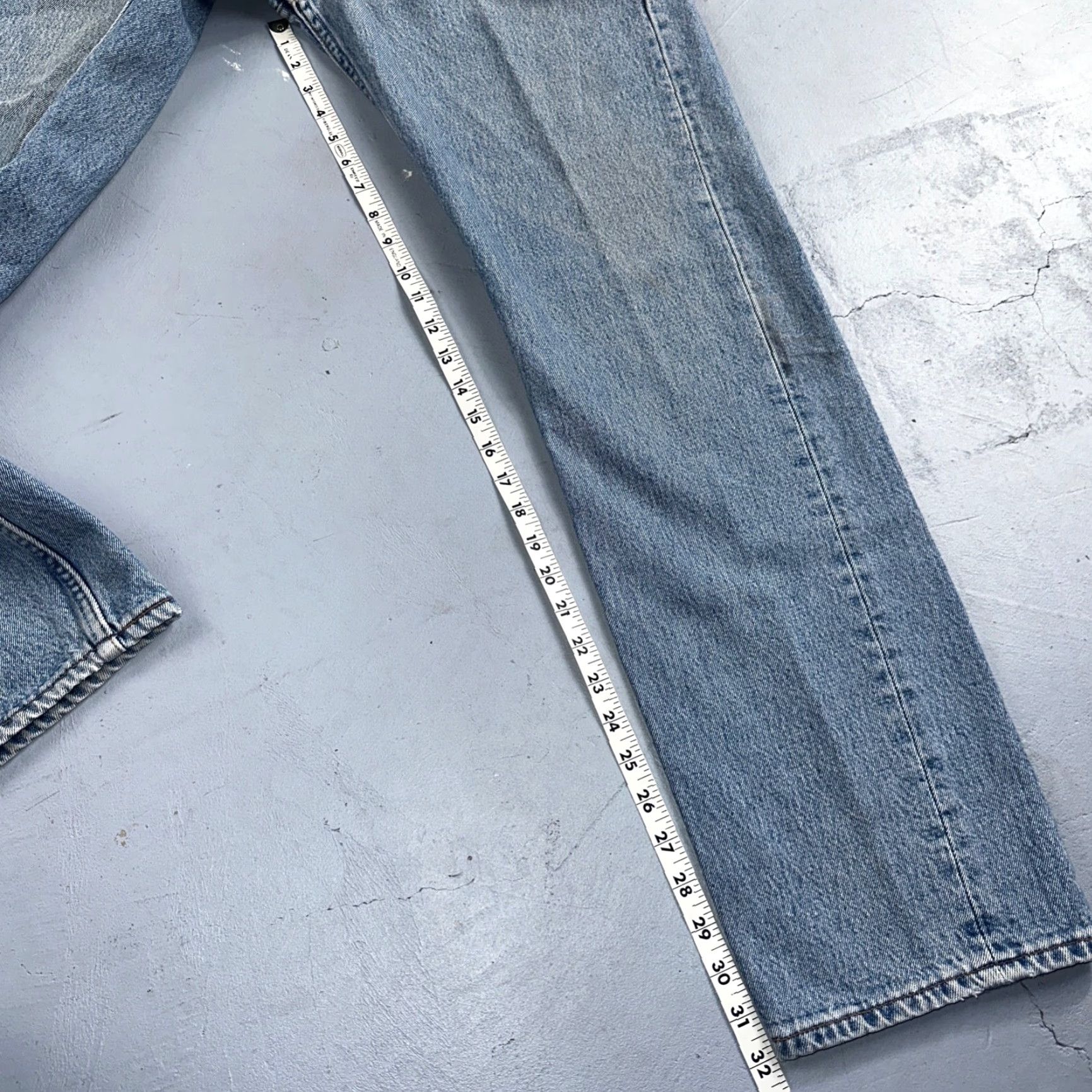 Levi's Levi's 501 Jeans Vintage 90s Mexico Light Wash 34x34 Straight Leg Blue Men Regular 34 Inseam 34 Jeans 90s Theme Mens Size US 34 / EU 50 - 5 Thumbnail