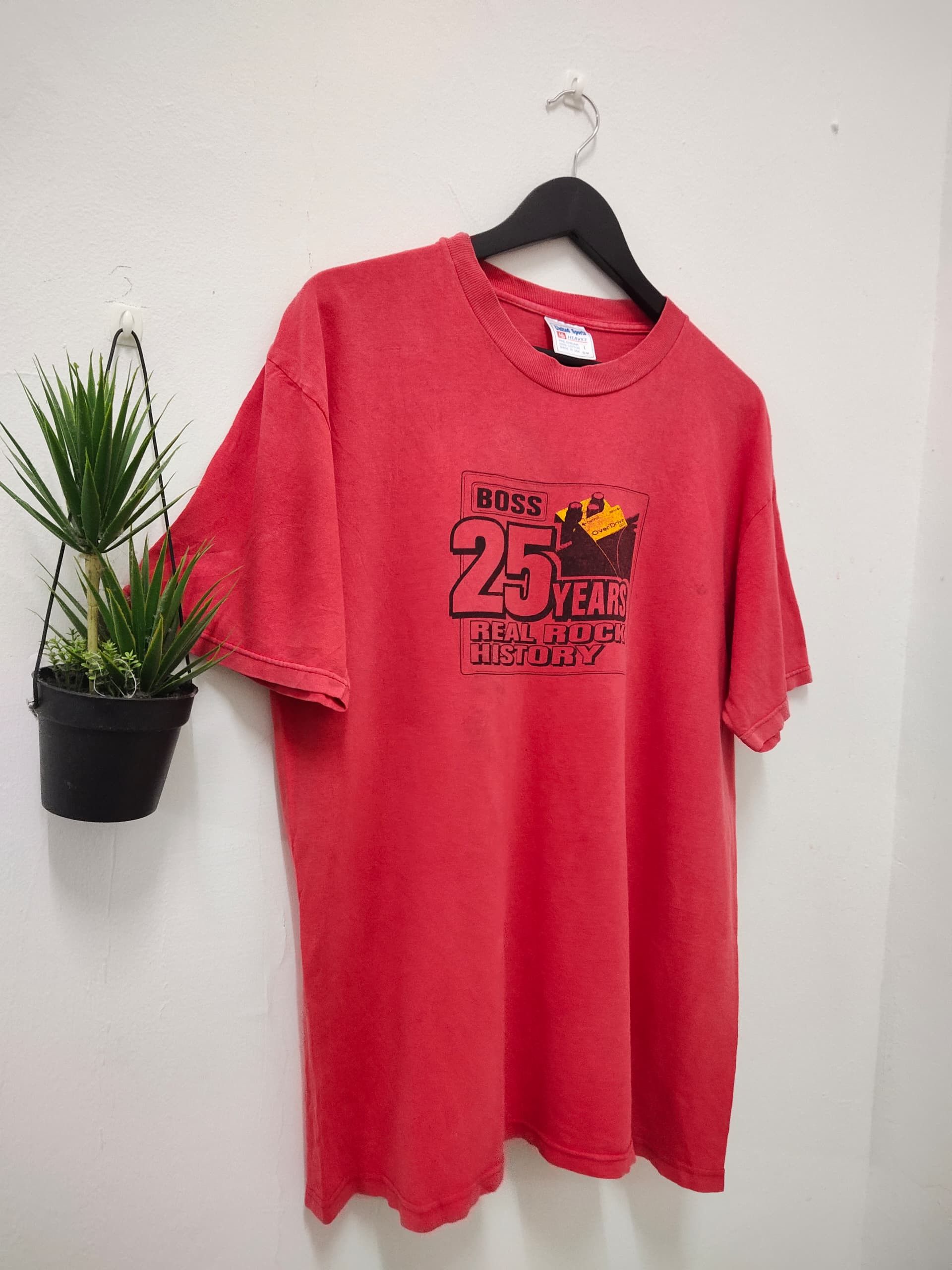 Band Tees Vintage 90s BOSS sound system promo t shirt distressed Size US L / EU 52-54 / 3 - 4 Thumbnail