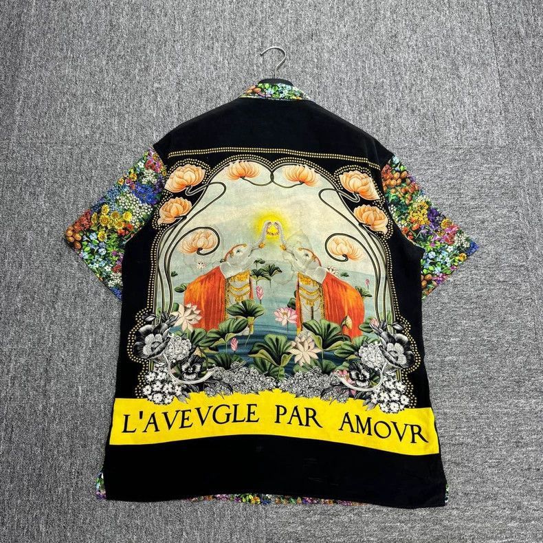 Gucci Gucci Embroidered Tiger Floral Short Sleeve Shirt-2506 Size US L / EU 52-54 / 3 - 5 Thumbnail