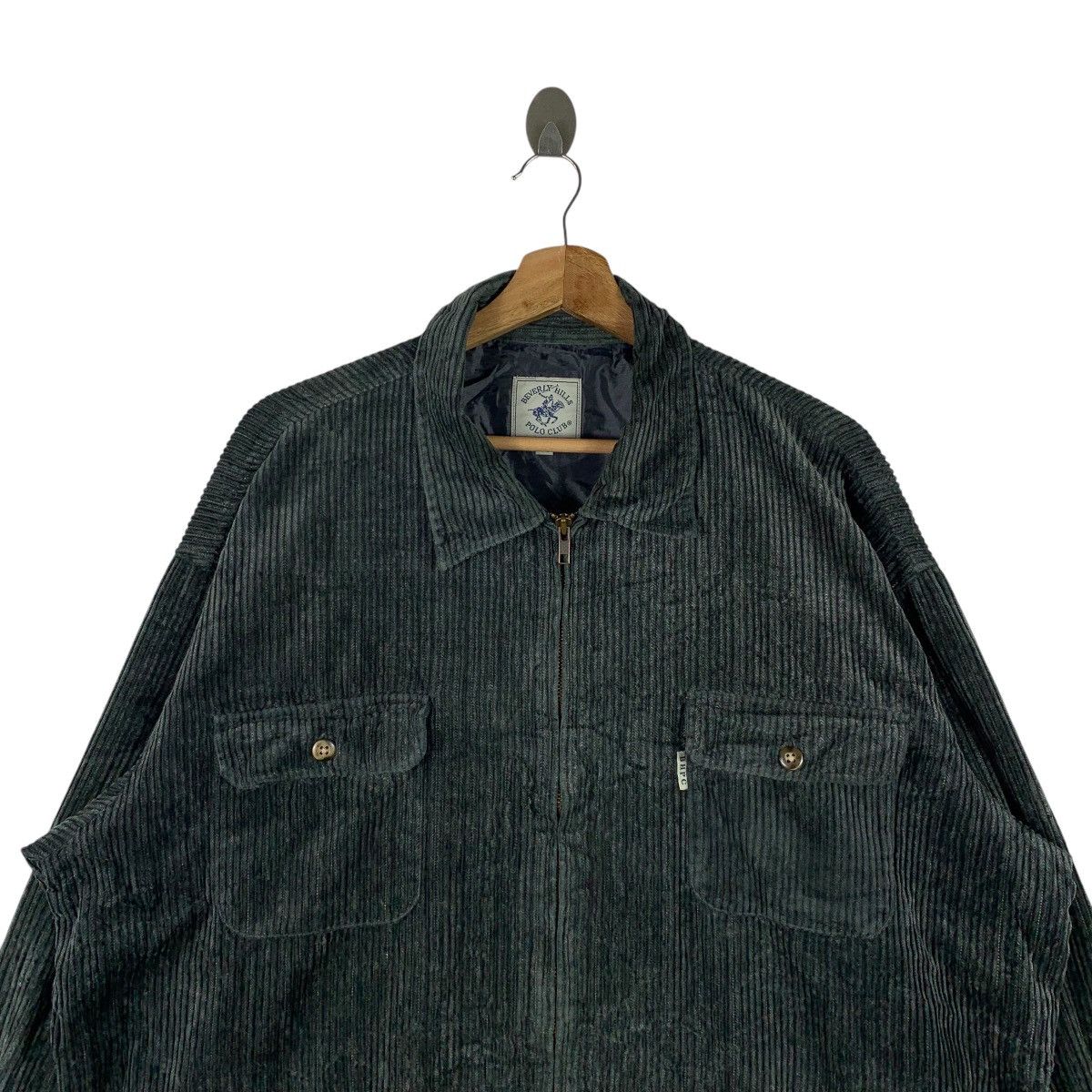 Beverly Hills Polo Club Beverly Hills POLO CLUB Casualwear Coduroy Sweater Jacket Size US XXL / EU 58 / 5 - 4 Thumbnail