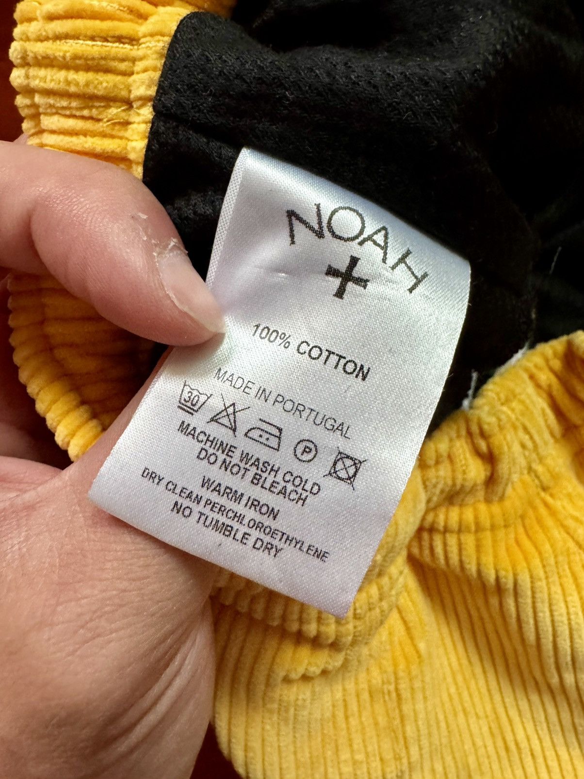 Noah Noah Yellow Corduroy Knee up Shorts Size US 32 / EU 48 - 6 Thumbnail