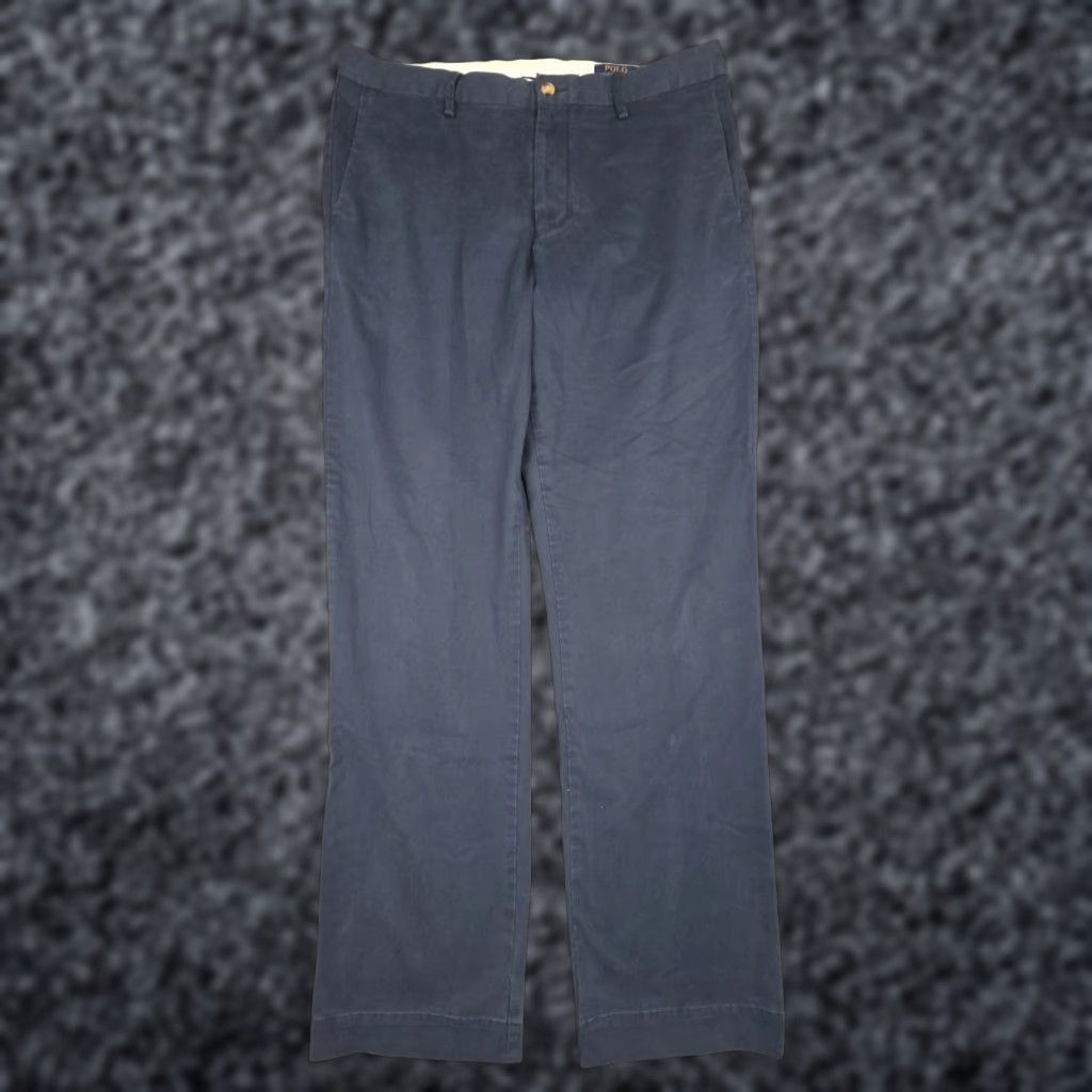 Polo Ralph Lauren Polo Ralph Lauren Chino Pants Men 33 x 32 Blue Stretch Classic Regular Straight Jeans & Pants Size US XS / EU 42 / 0 - 1 Thumbnail