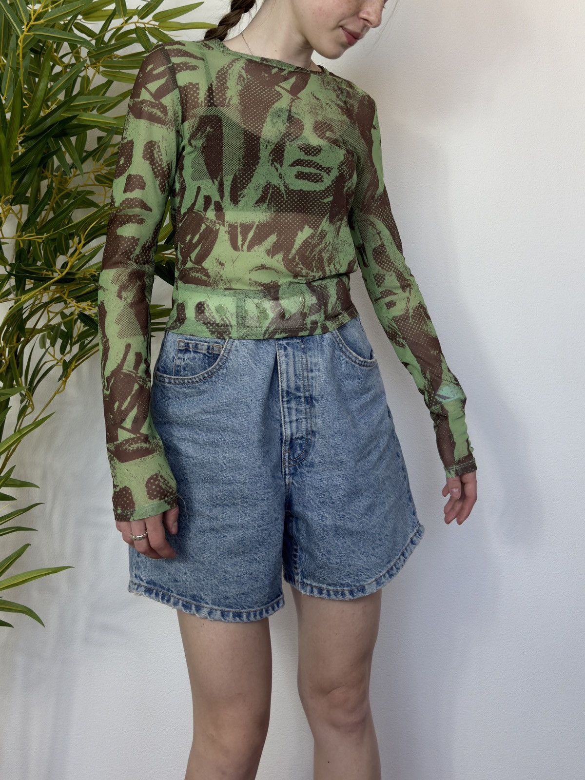 Vintage VINTAGE BILLIE EILISH MESH LONG SLEEVE Size S / US 4 / IT 40 - 5 Thumbnail