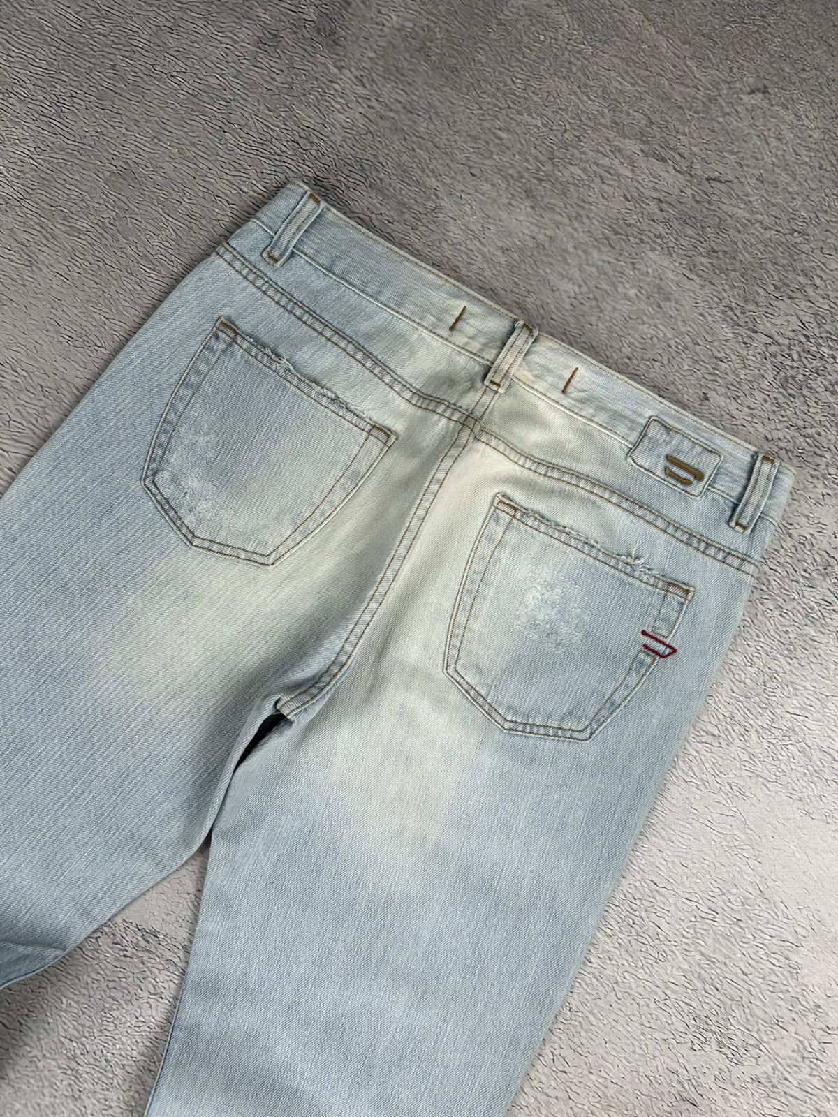 Diesel × Japanese Brand × Vintage Archive Diesel vintage jeans Distressed denim odlmoney Size US 34 / EU 50 - 2 Thumbnail