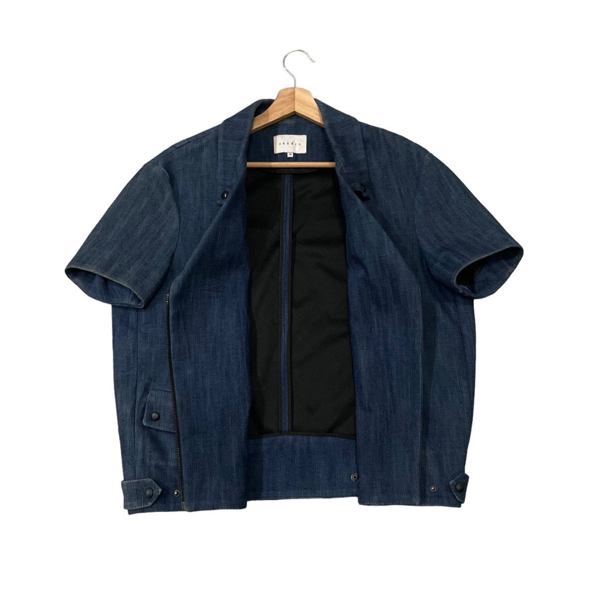 Sandro Vintage Sandro Double Collar Short Sleeve Jacket Size US M / EU 48-50 / 2 - 14 Thumbnail
