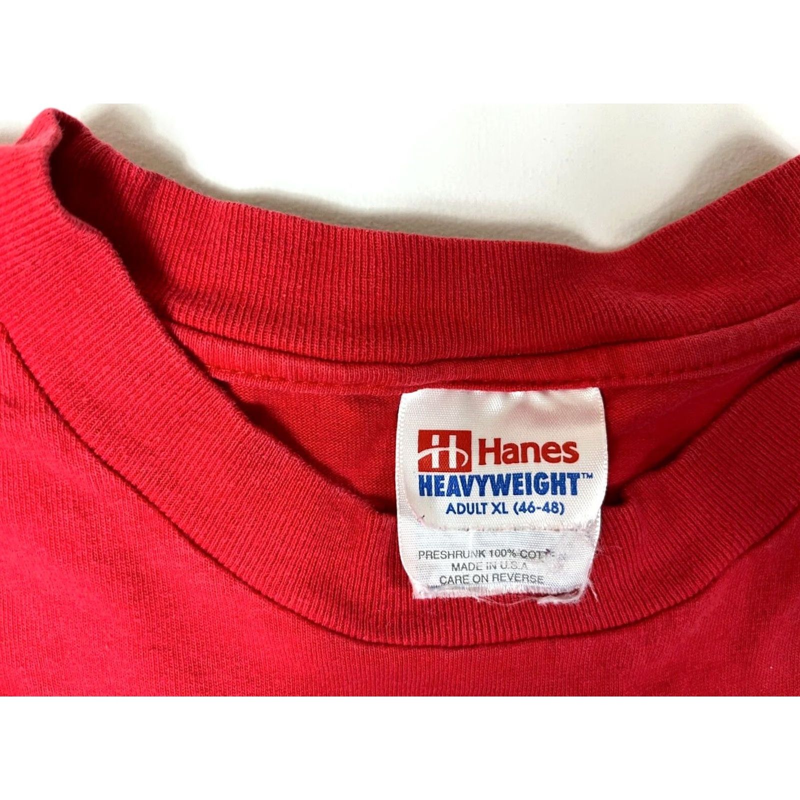 Hanes VINTAGE DC Comics The Flash T-Shirt Hanes Made in USA XL Red Unisex Adults Crew Neck Short Sleeve Cartoon Comics 1988 Mens Womens Size US XL / EU 56 / 4 - 6 Thumbnail