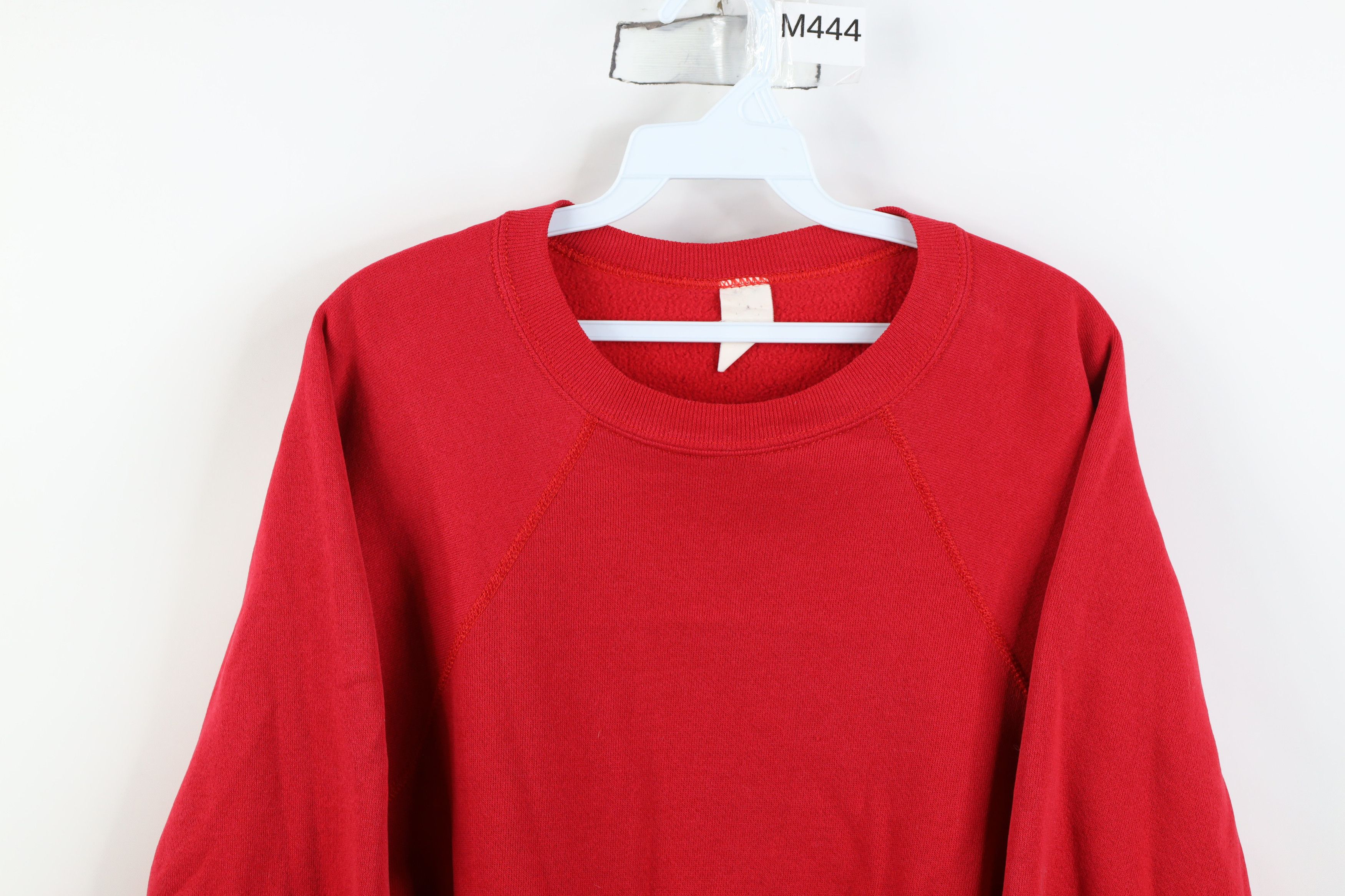 Vintage Vintage 70s Streetwear Gusset Crewneck Sweatshirt Red USA Size US S / EU 44-46 / 1 - 2 Thumbnail