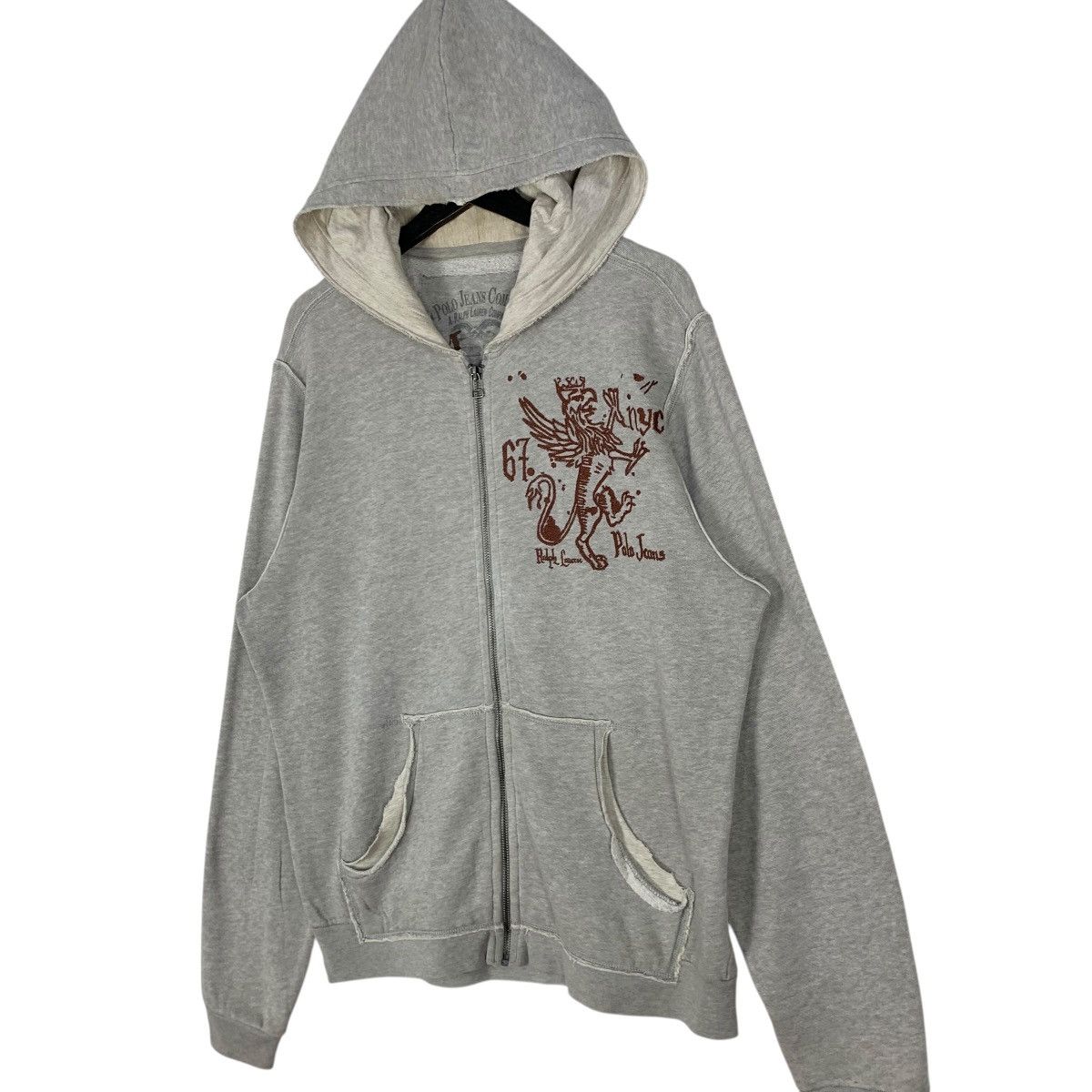 Polo Ralph Lauren Vintage Polo Jeans By Ralph Lauren Sweatshirt Hoodie Size US M / EU 48-50 / 2 - 3 Thumbnail