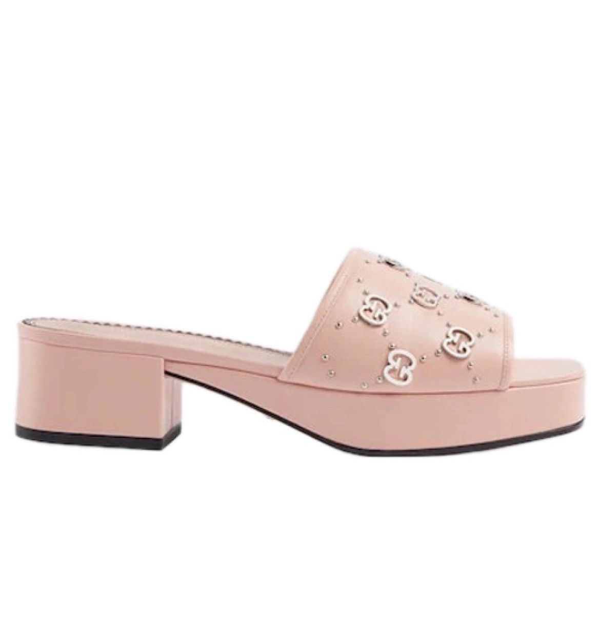 Gucci Gucci Interlocking G Studs Slide Sandals Size 39 Size ONE SIZE - 3 Thumbnail