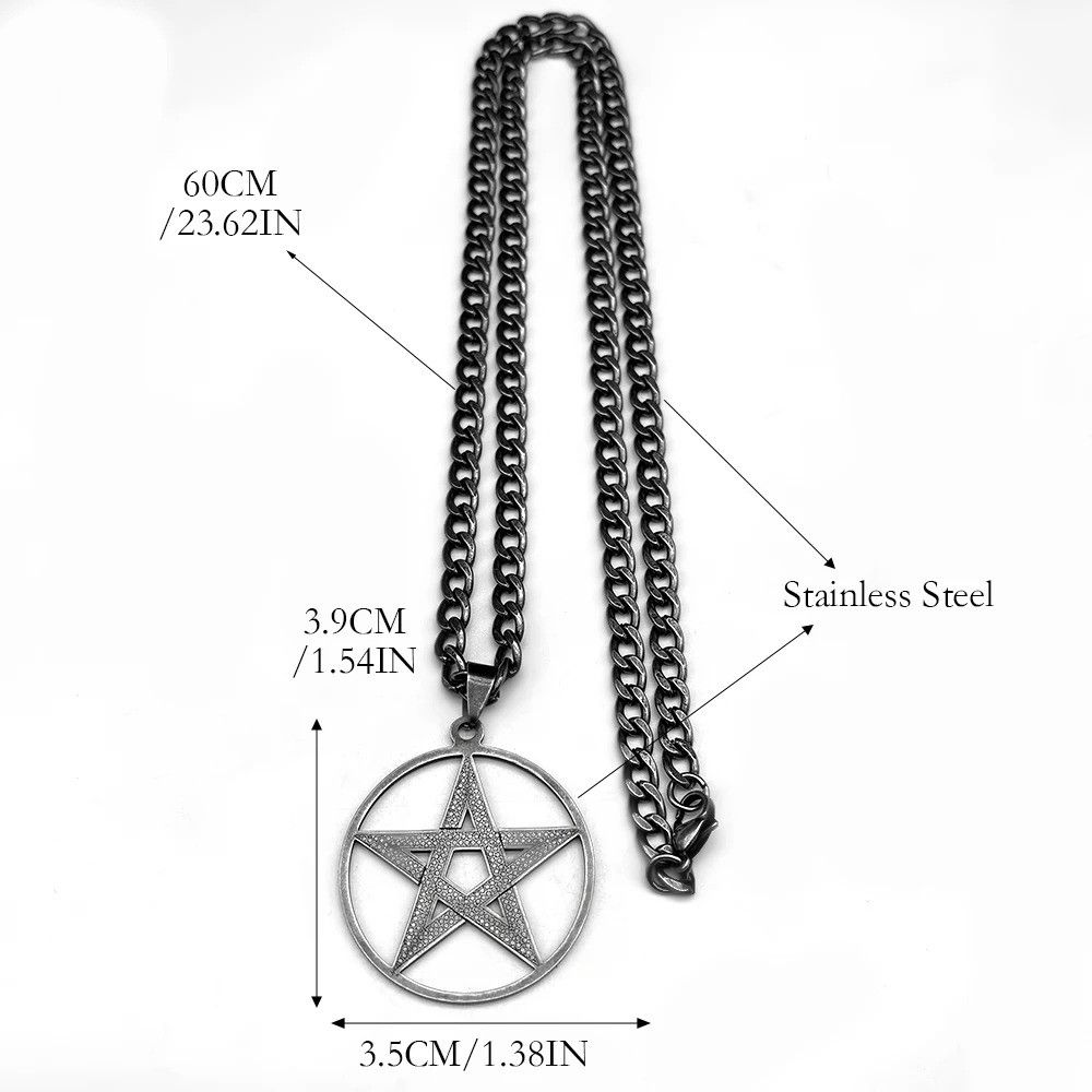 Jewelry Black Star Pendant Necklace Size ONE SIZE - 5 Thumbnail
