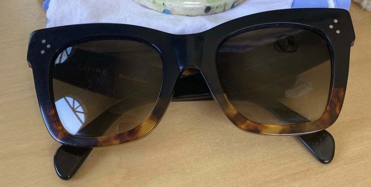 Celine × Phoebe Philo CÉLINE CATHERINE OVERSIZED SUNNIES Size ONE SIZE - 4 Thumbnail