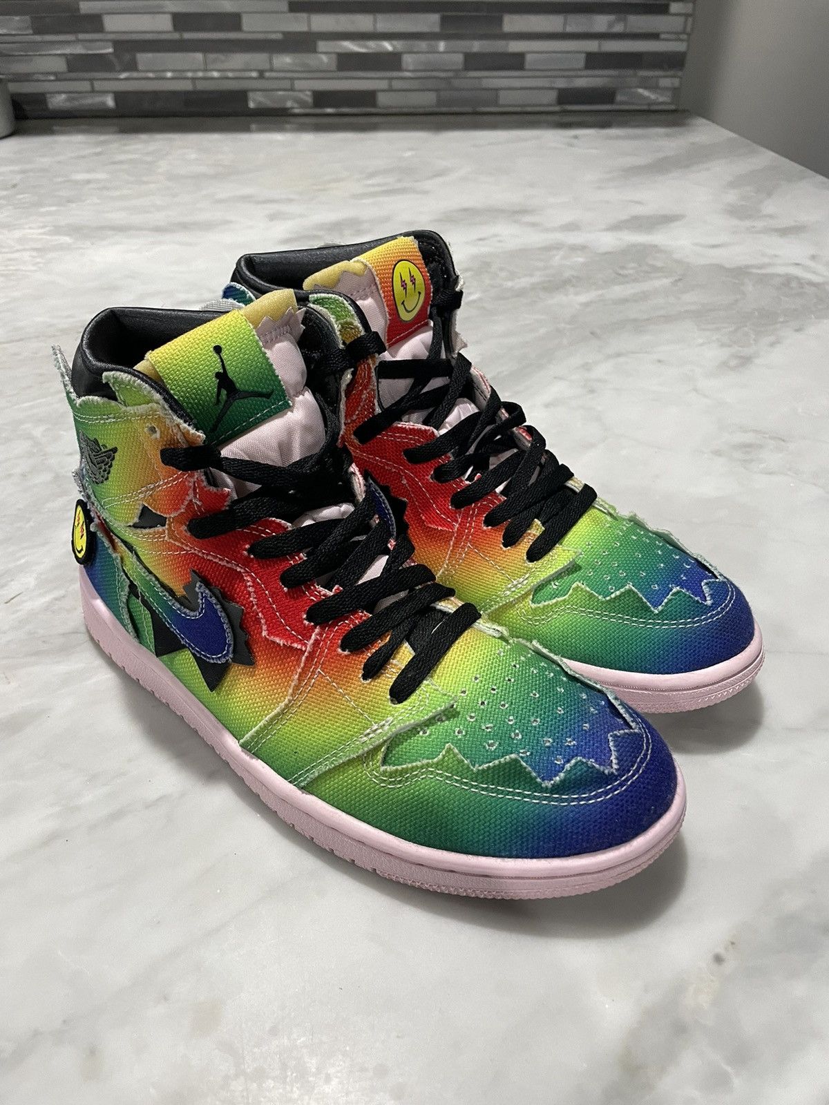 Air Jordan Retro OG High x J Balvin Tie Dye Sz