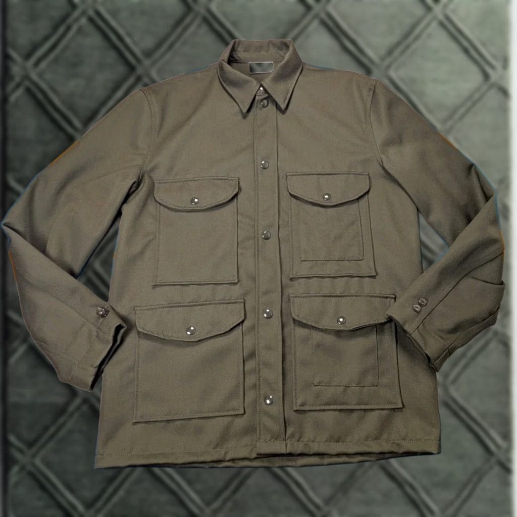 Vintage VINTAGE Butwin Jacket Wool Cruiser Union Made In USA Forrestry Military Green Size 42 Mens Size US XS / EU 42 / 0 - 1 Thumbnail