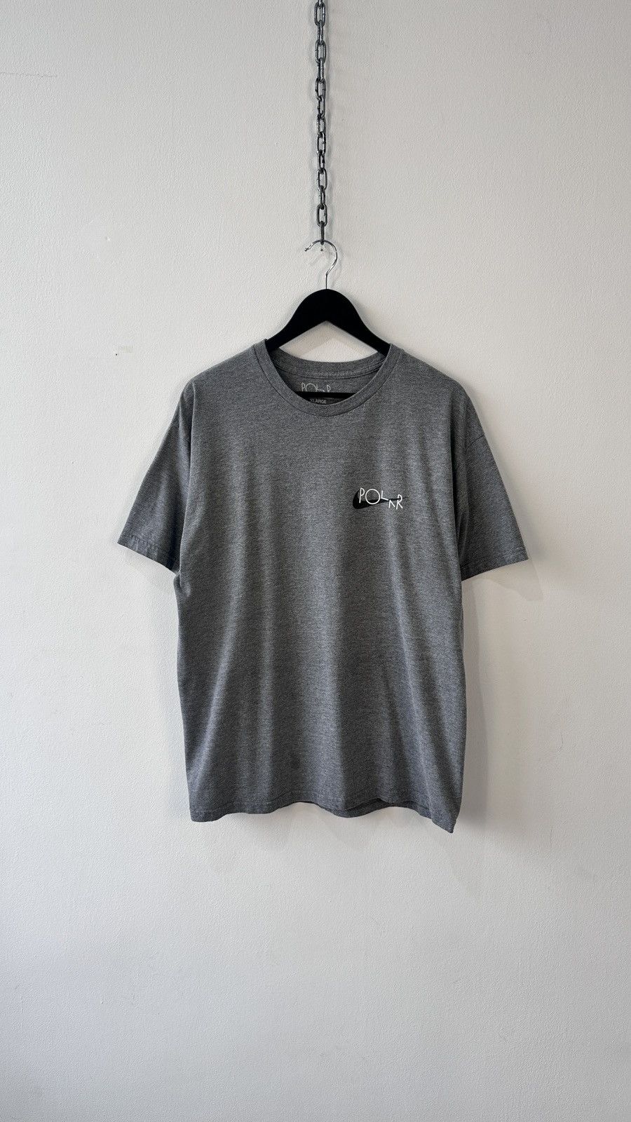 Polar Skate Co. Polar Skate Co. "Swoosh" Custom Logo Tee Heather Grey XL Size US XL / EU 56 / 4 - 2 Thumbnail