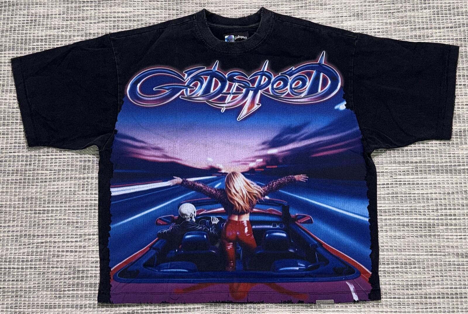 Godspeed Godspeed Black Wash Fun Tee Size US S / EU 44-46 / 1 - 1 Thumbnail