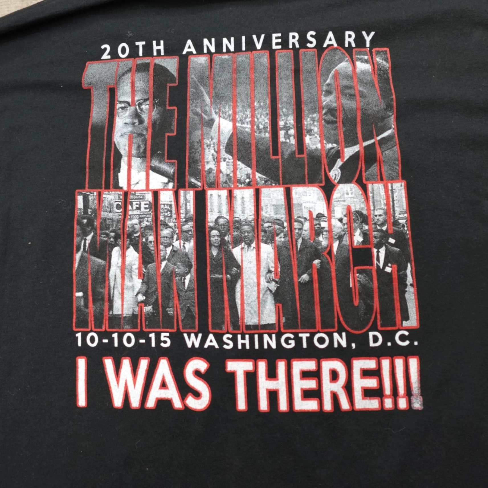 Doublet VINTAGE The Million Man March XL Black Double Sided Long Sleeve 2015 Men Shirt XL Black Double-Sided Crew Neck Cotton Unbranded Regular Short Size US XL / EU 56 / 4 - 2 Thumbnail