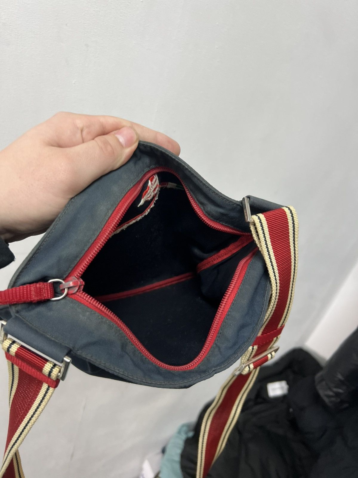 Prada Prada Luna Rossa Crossbody Messenger Bag Mens One Size Size ONE SIZE - 11 Thumbnail