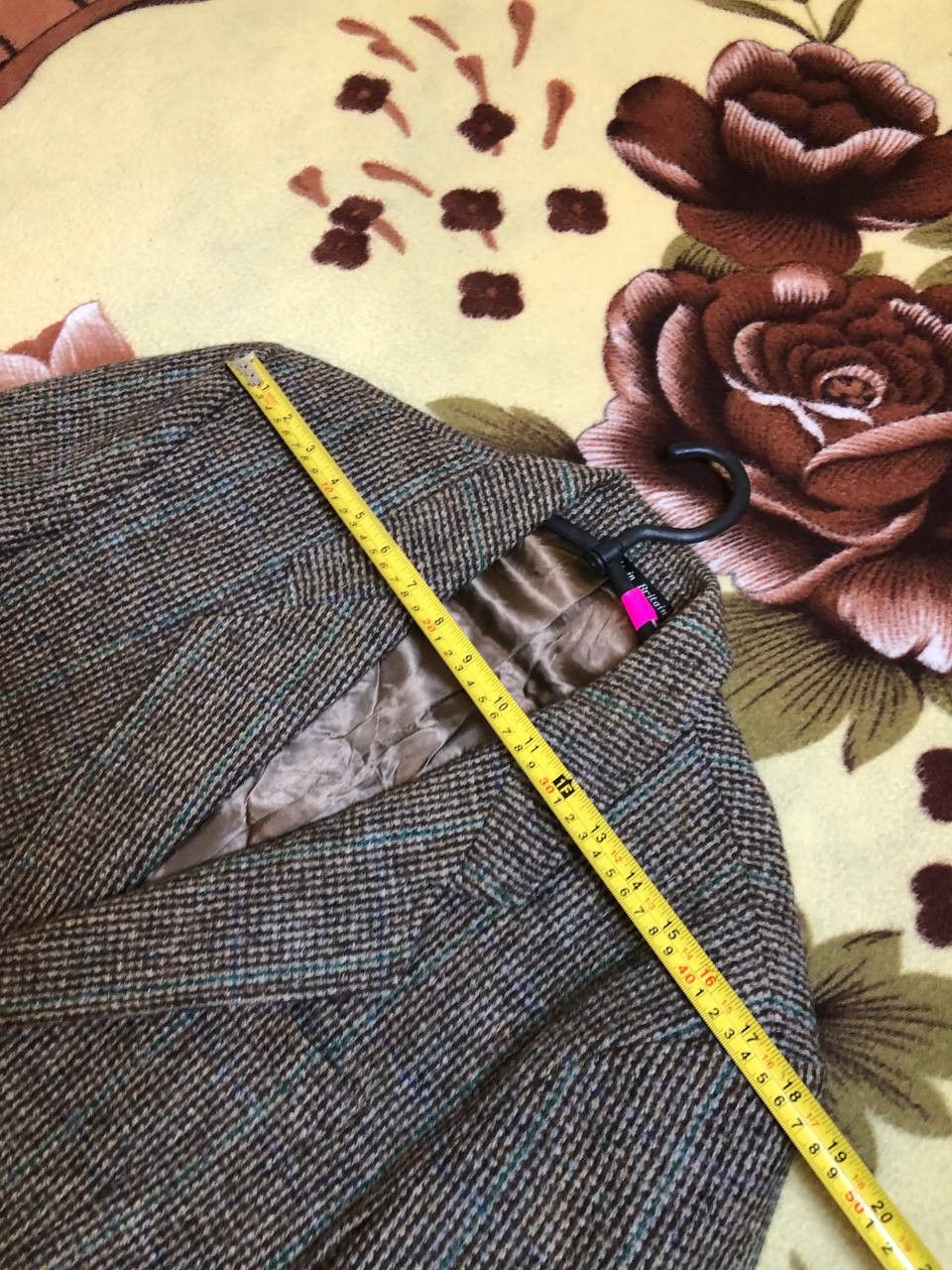 Harris Tweed Kingdum Meakers Piccadilly Harris Tweed Blazer Vintage 1960s Size US L / EU 52-54 / 3 - 6 Thumbnail