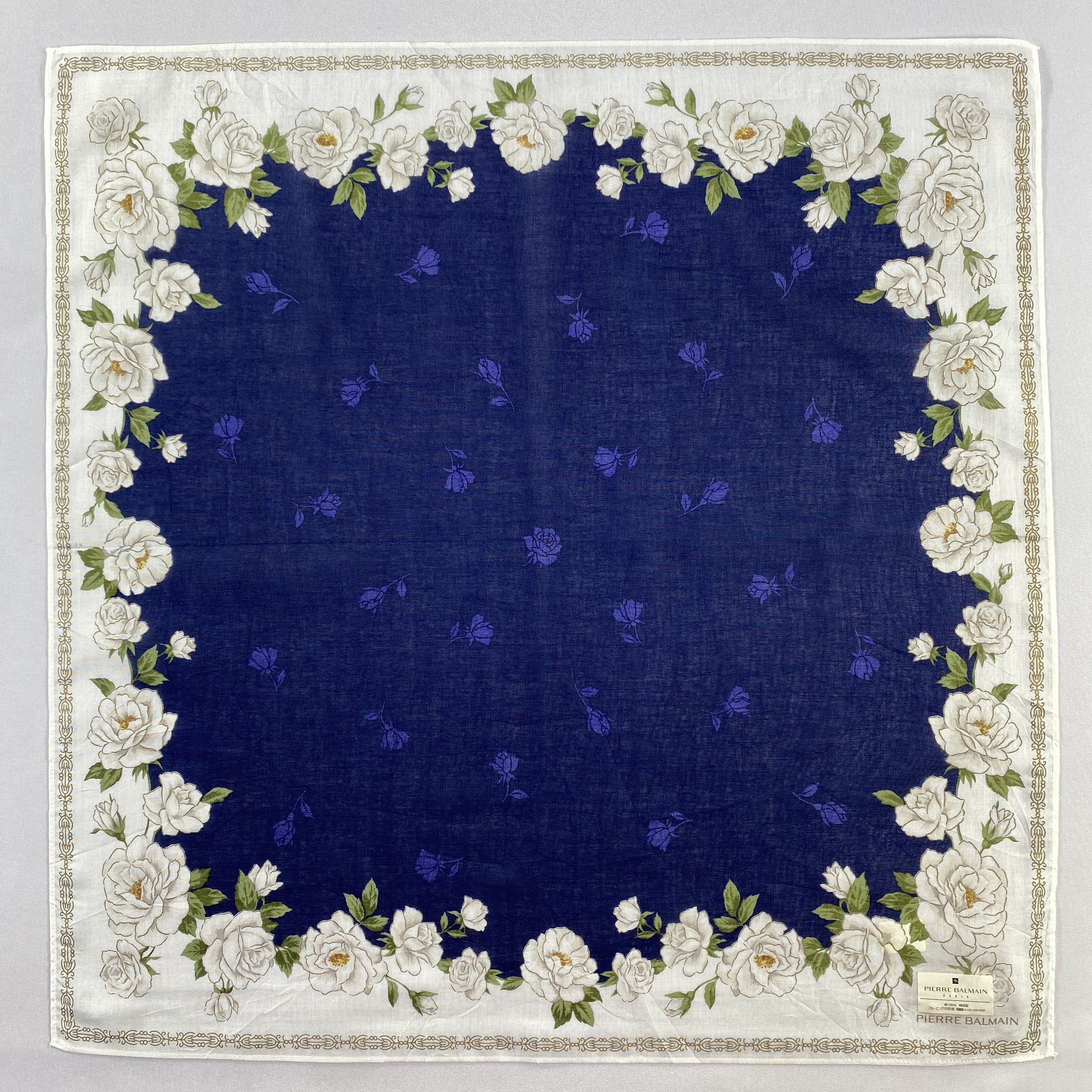 Pierre Balmain × Vintage Pierre Balmain Bandana/ Handkerchief / Neckerchief-P1535 Size ONE SIZE - 1 Thumbnail