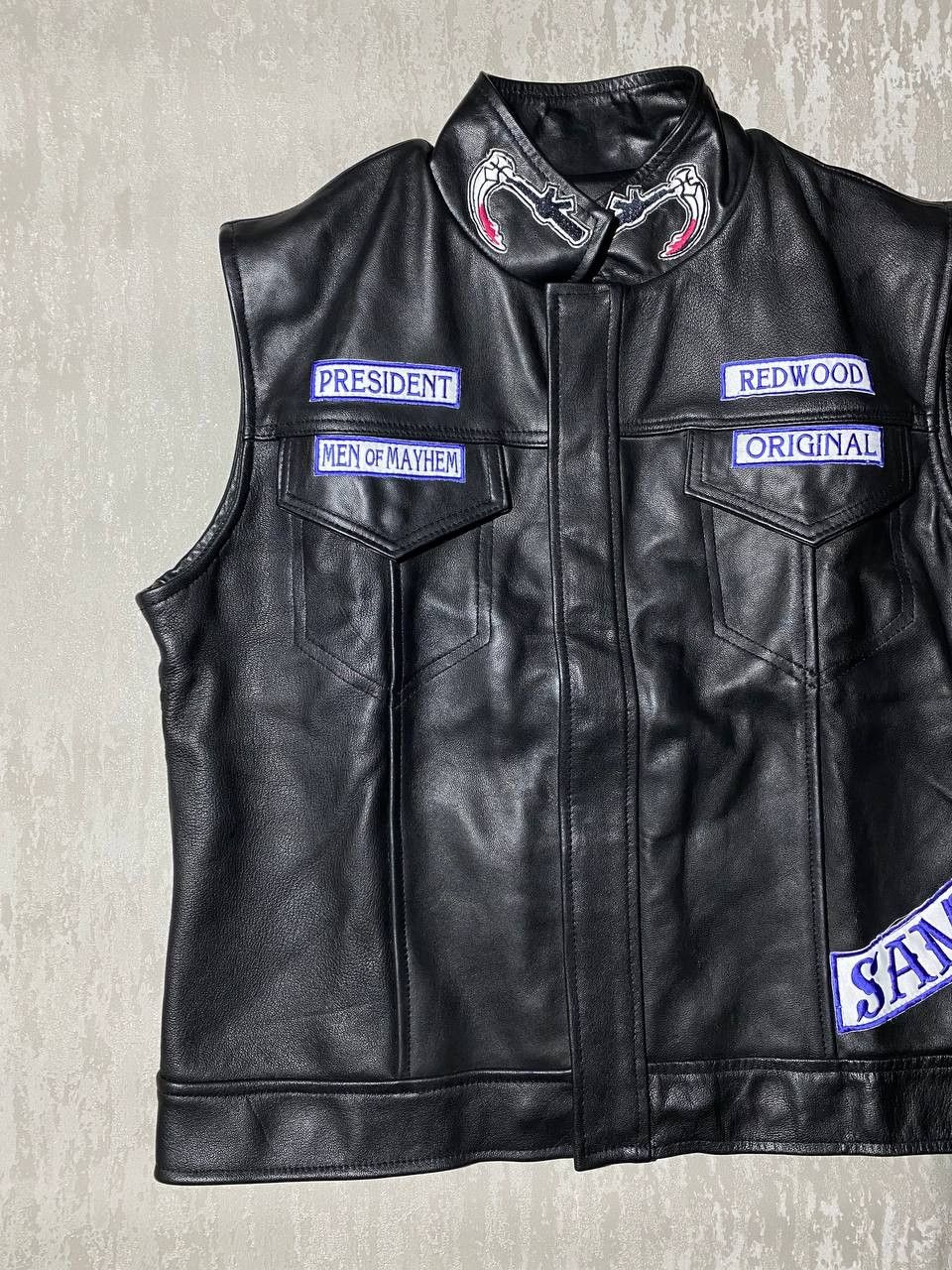 Japanese Brand × Vintage Sons of Anarchy Bulletproof Strapped Biker Vest Size US M / EU 48-50 / 2 - 3 Thumbnail