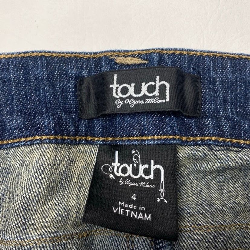 Vintage Touch Jeans by Alyssa Milano Womens 30x28.5 CHICAGO BEARS NFL Denim Boot Cut Jeans Size 26" / US 2 / IT 38 - 6 Thumbnail